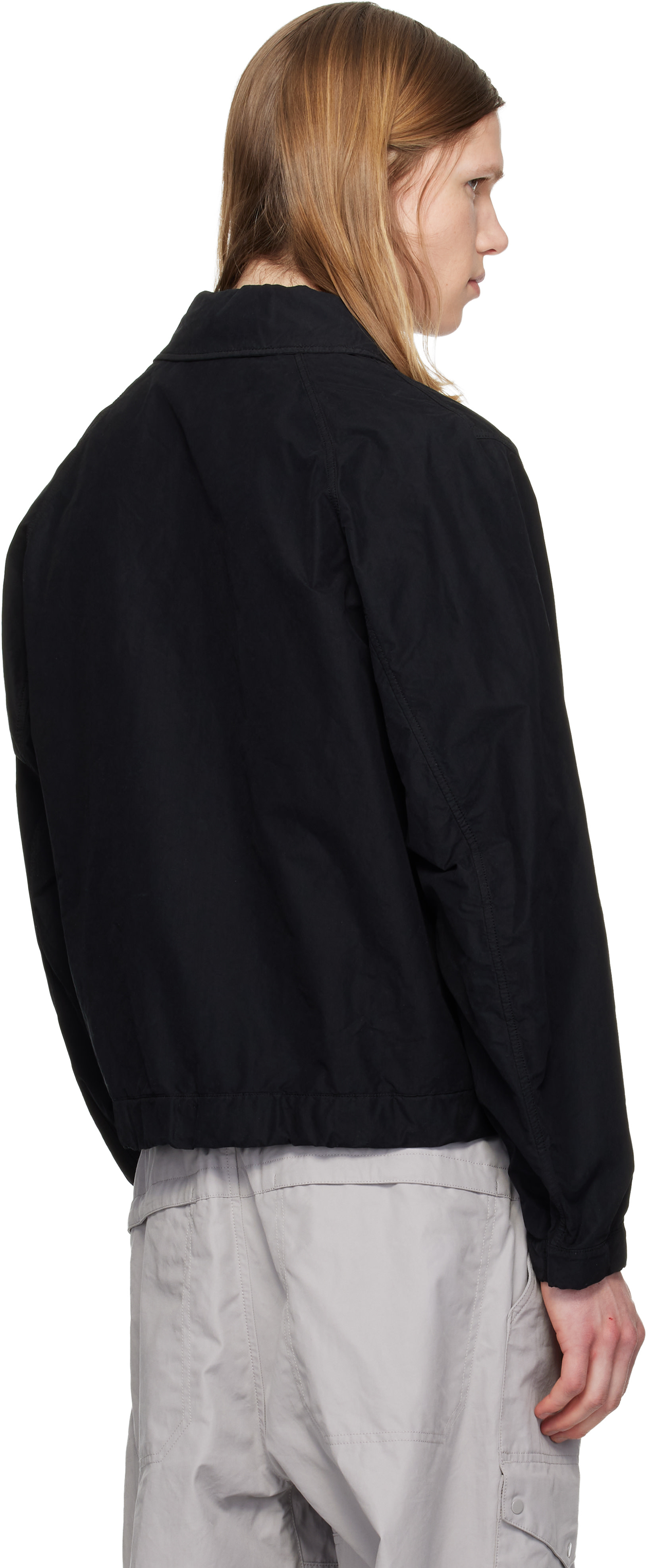 Stone Island - 블랙 4100036 데이빗 라이트 TC S.I. 고스트 재킷