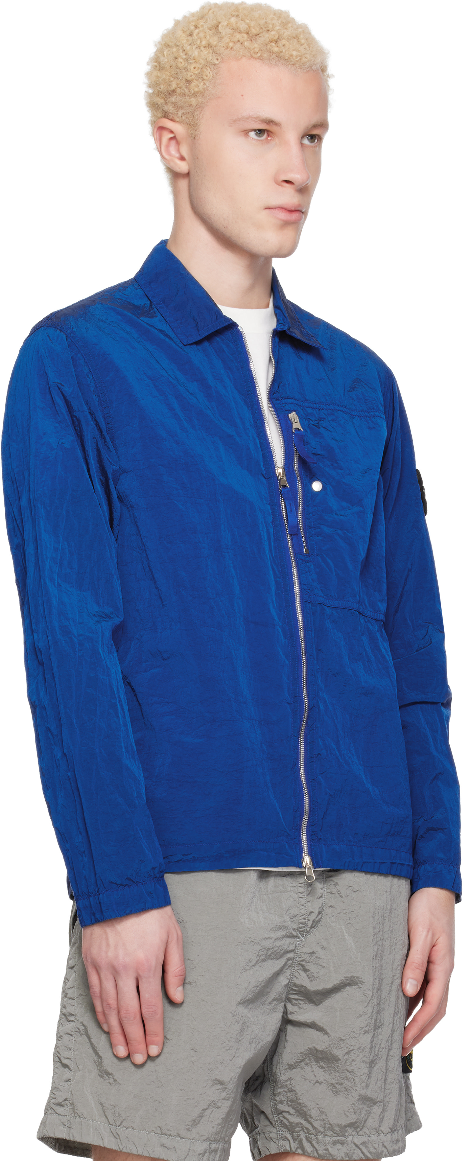 Stone Island: ブルー 1200038 Nylon Metal Econyl®（エコニール 