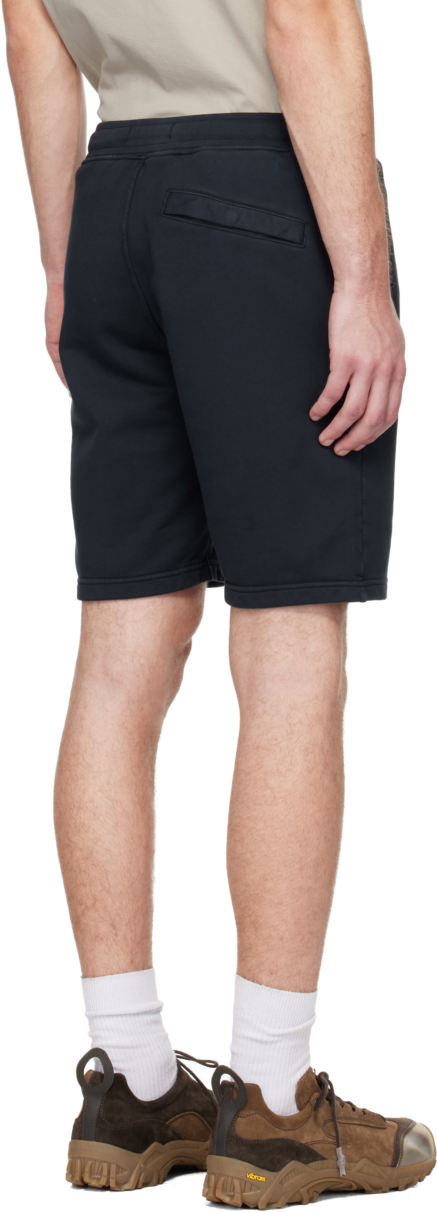 Stone Island: ネイビー 6200011 Organic Cotton Fleece ショート