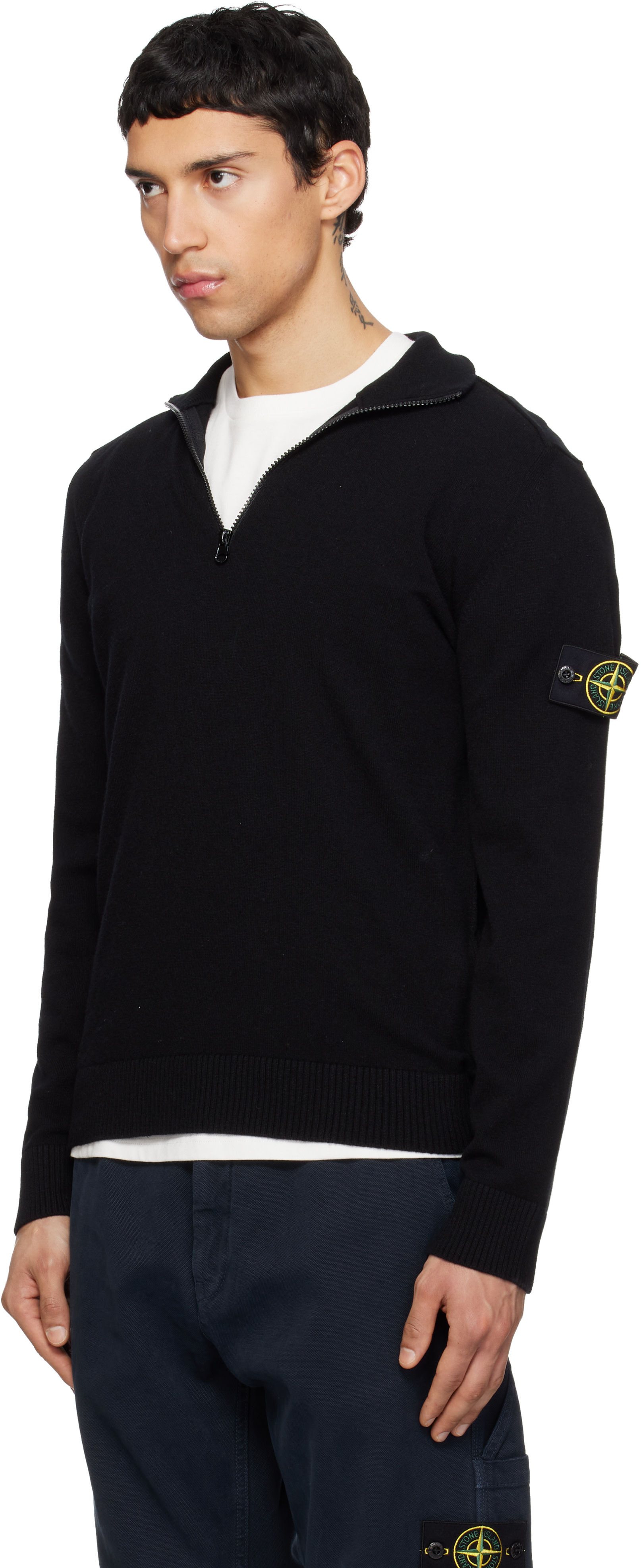 Stone Island - Pull 5100012 noir