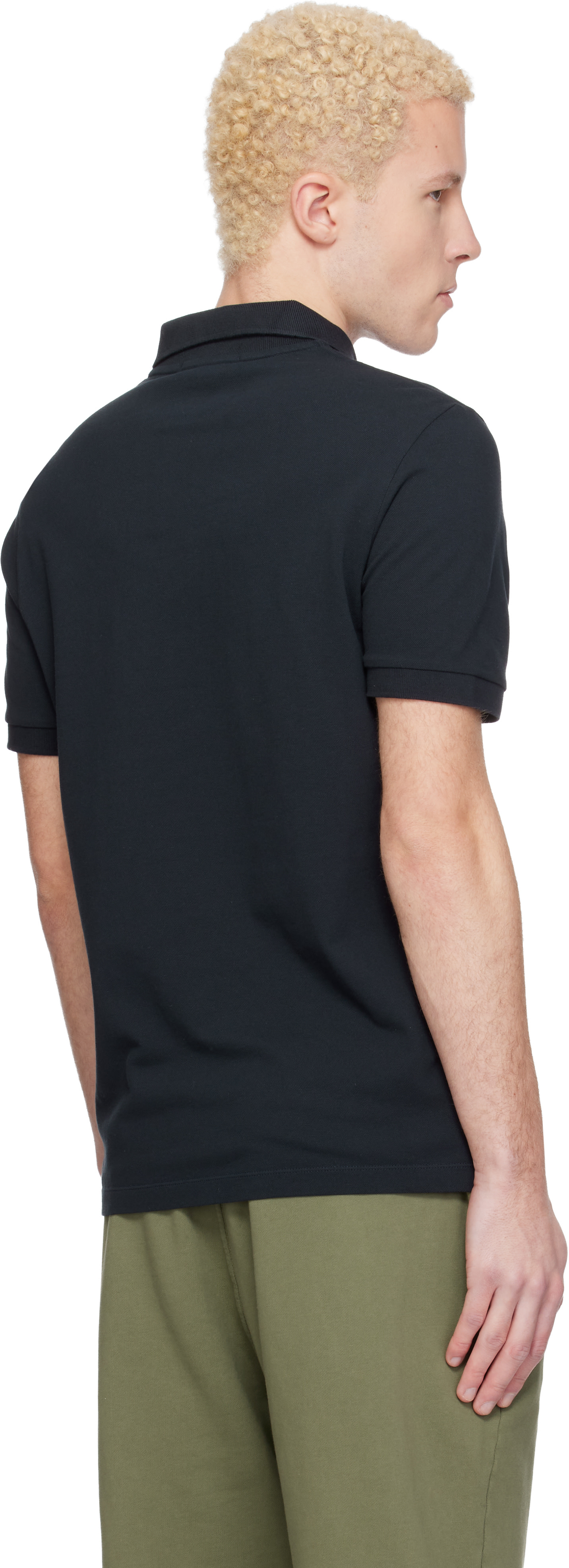 Stone Island: Navy 2200008 Organic Cotton Piqué Stretch Polo | SSENSE
