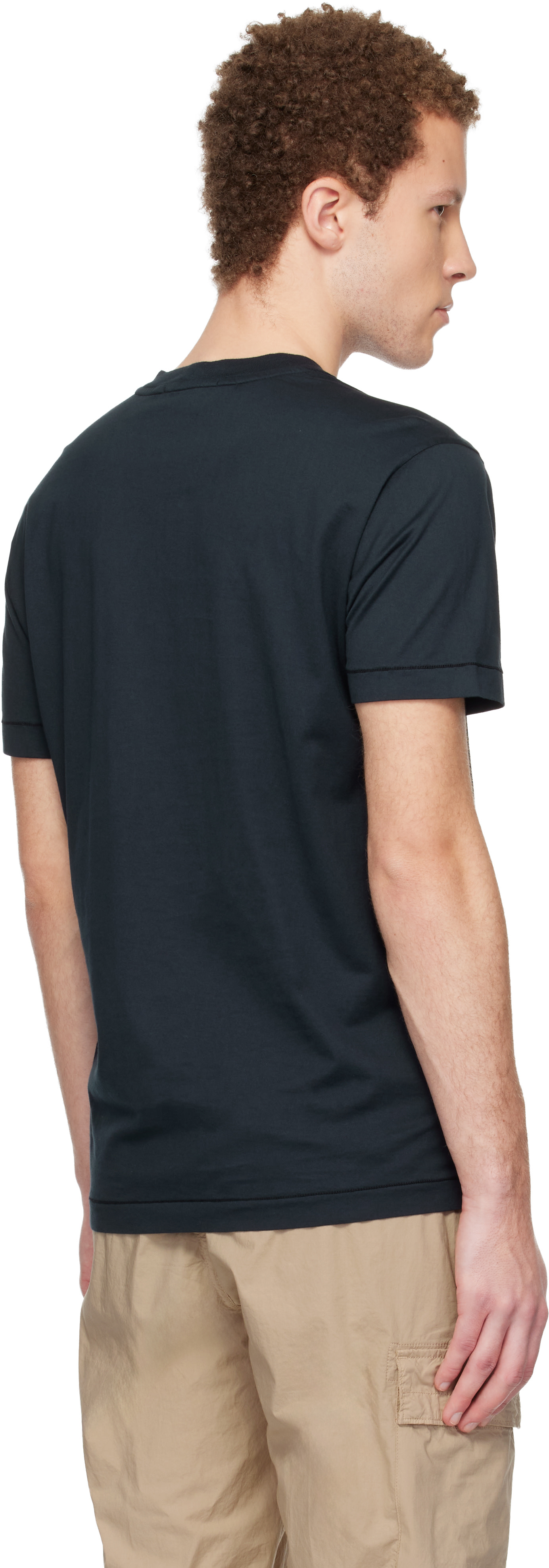 Stone Island: Navy 2100027 60/2 Cotton Jersey T-shirt | SSENSE