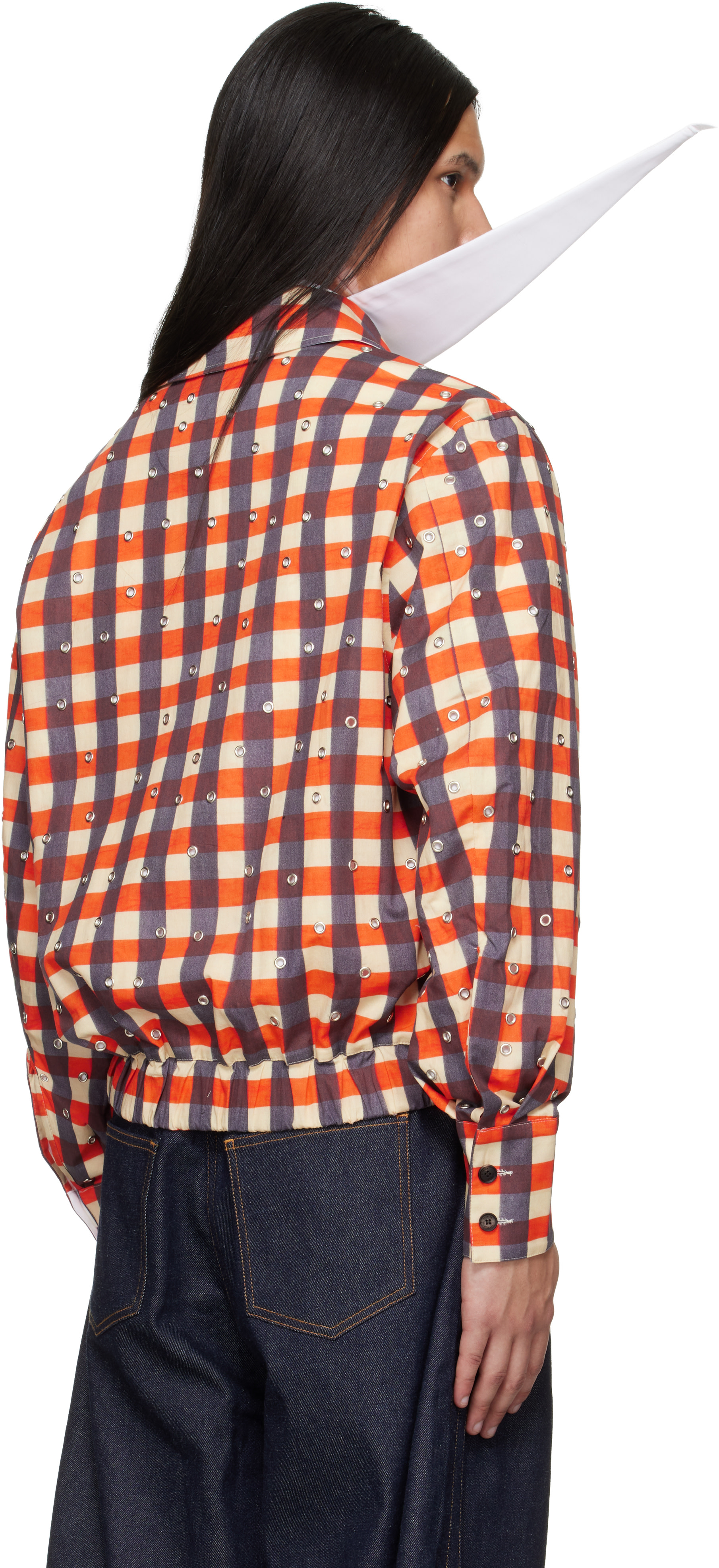 EGONlab - Blouson réversible multicolore à œillets