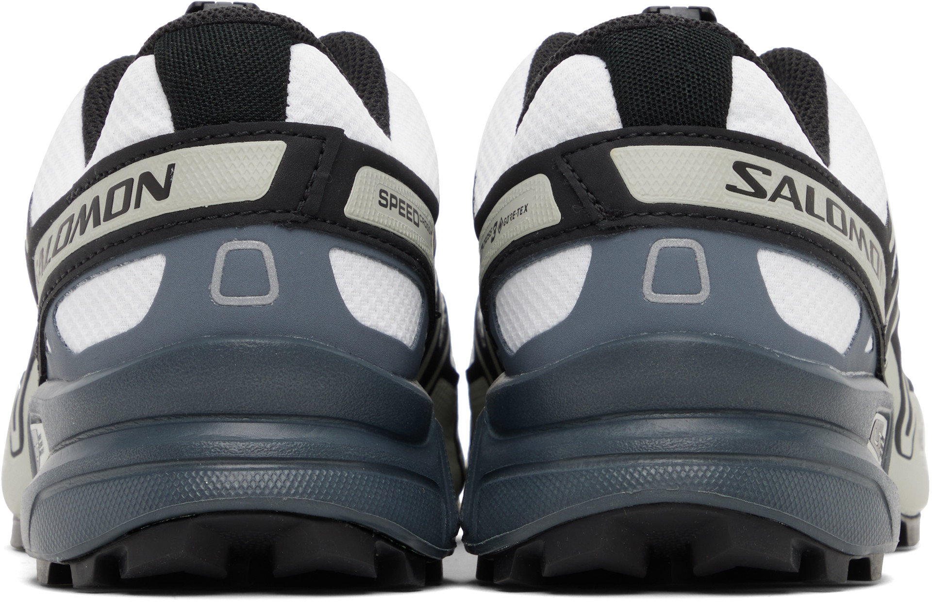 Salomon: White & Gray Speedcross 3 GTX Sneakers | SSENSE