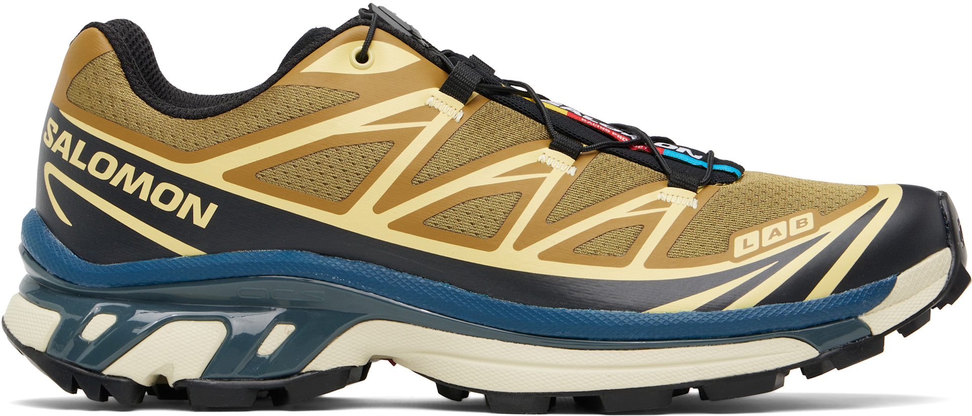 Salomon: Khaki XT-6 Sneakers | SSENSE Taiwan