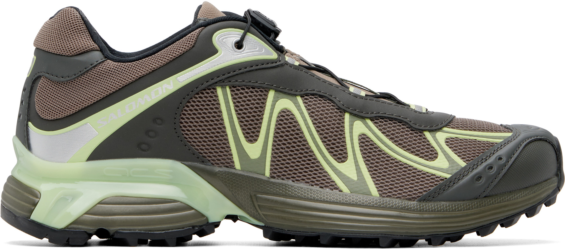 Salomon - Baskets XT-Whisper brun et vert