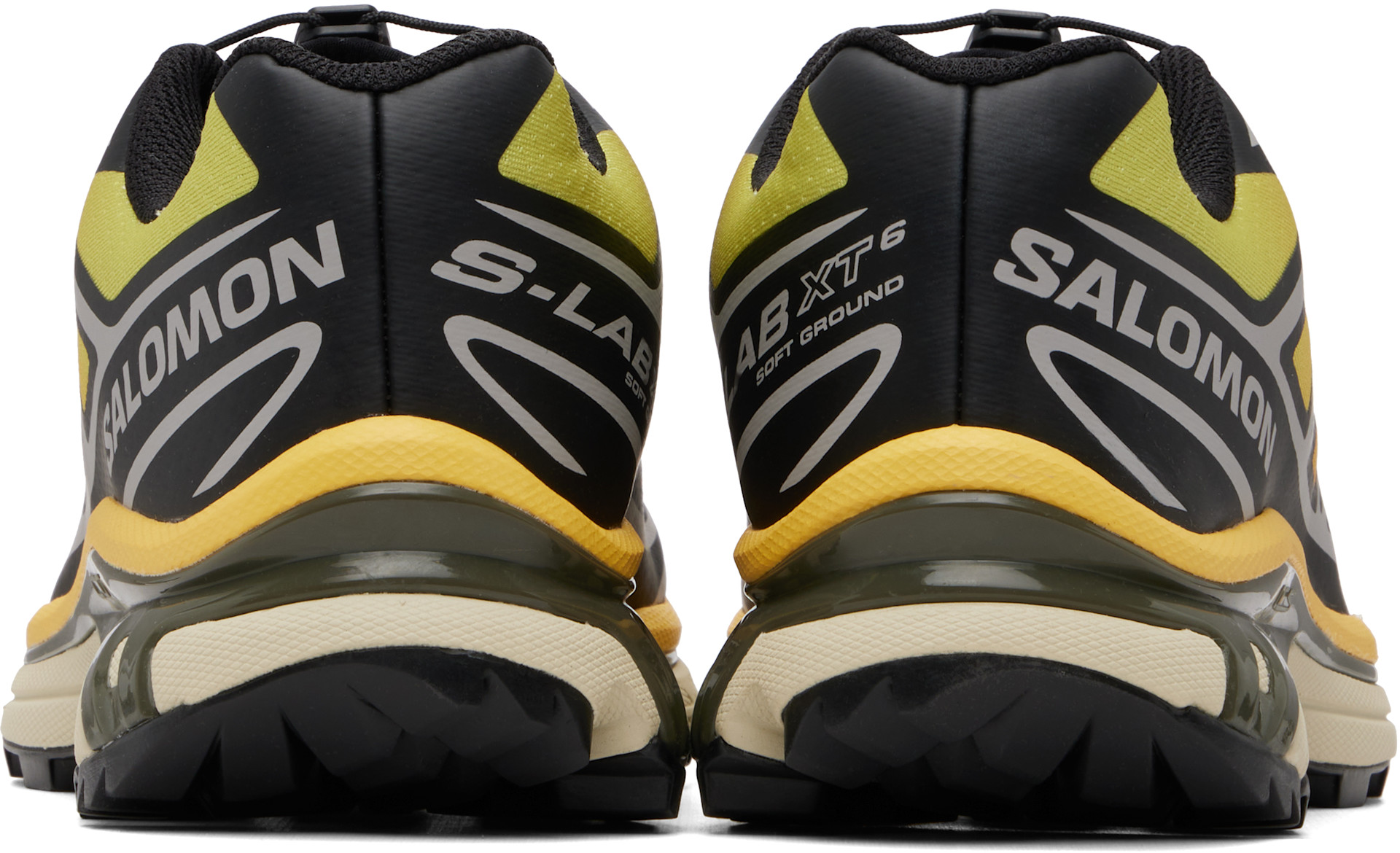 Salomon - Baskets XT-6 noir et jaune