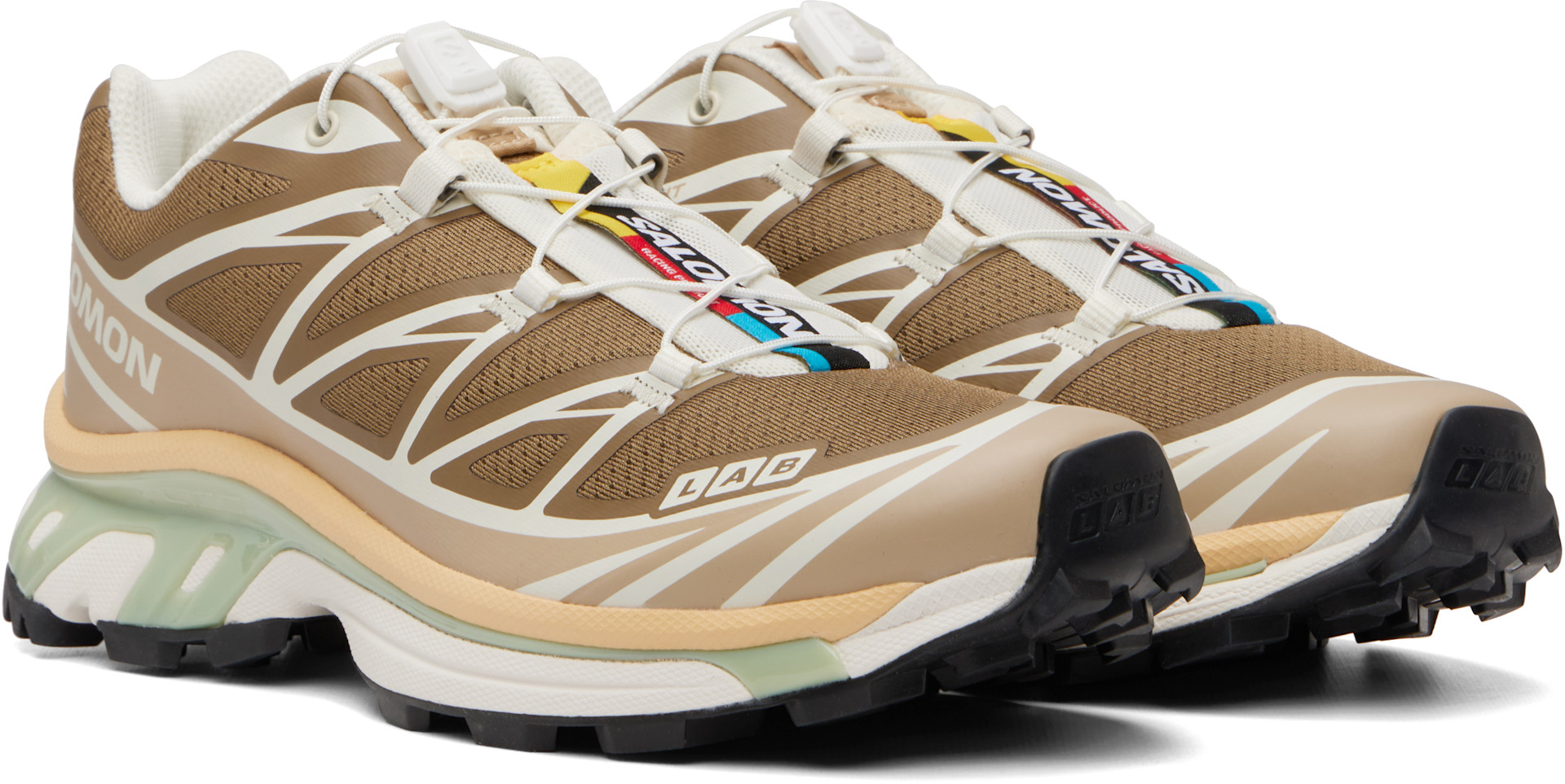 Salomon - Baskets XT-6 brunes