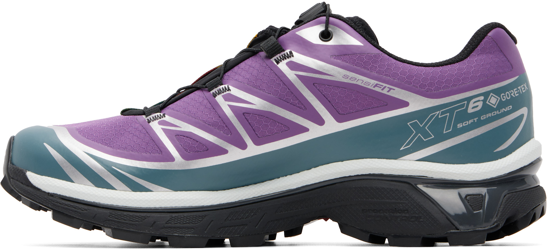 Salomon S-LAB XT 6 Soft Ground パープル Salomon: パープル XT-6 GORE-TEX スニーカー | SSENSE 日本