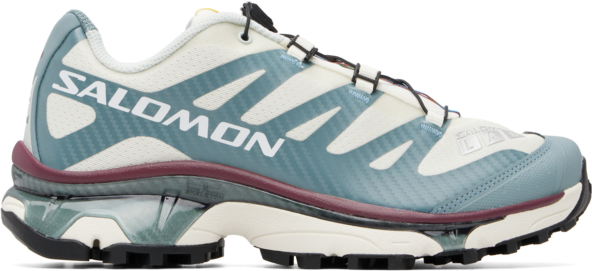 Salomon - Baskets XT-4 OG blanc cassé et bleu