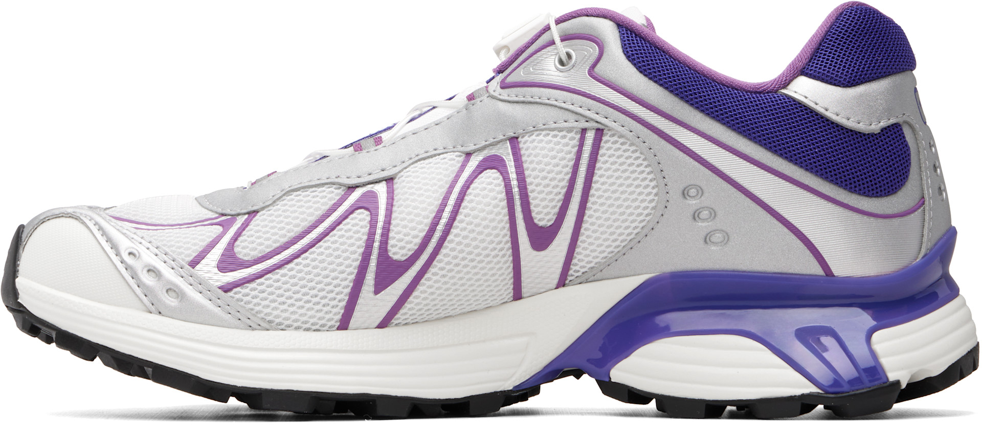 Salomon X-WHISPER スニーカー パープル Salomon: パープル＆シルバー XT-Whisper スニーカー | SSENSE 日本