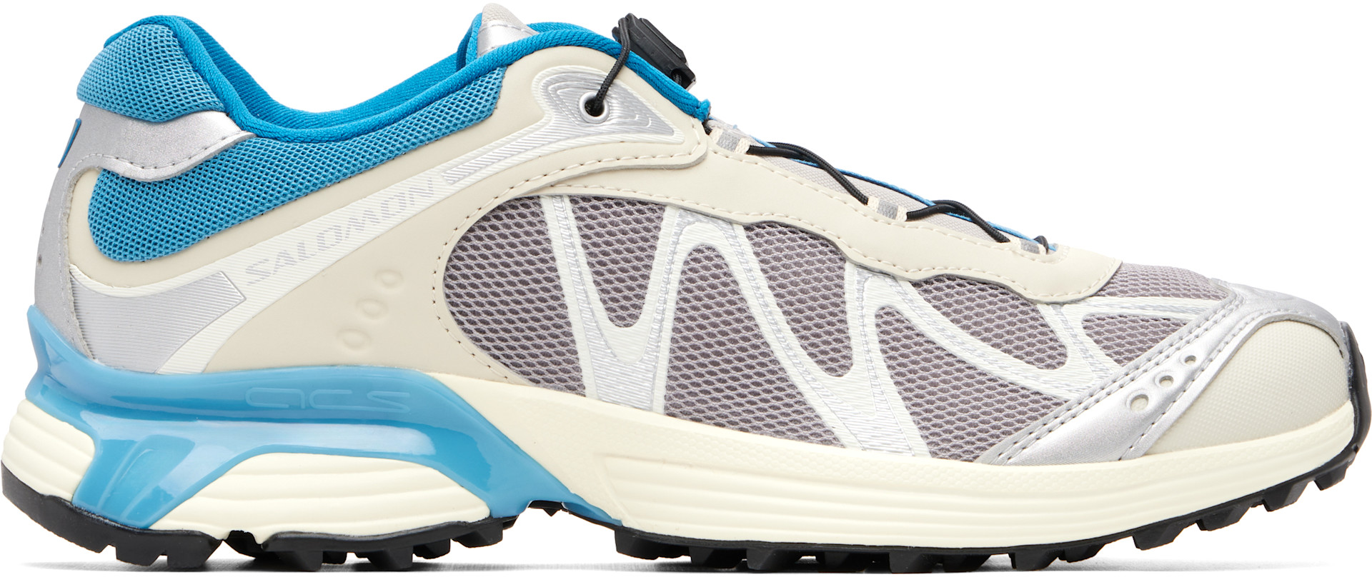 Salomon - Baskets XT-Whisper blanc cassé et bleu