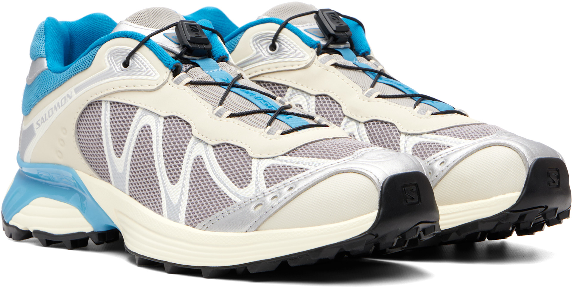 Salomon - Baskets XT-Whisper blanc cassé et bleu