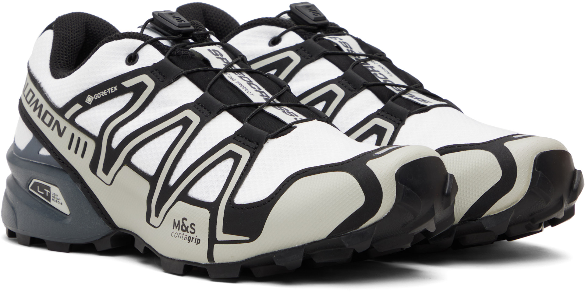 Salomon: ブラック＆ホワイト Speedcross 3 GORE-TEX スニーカー 