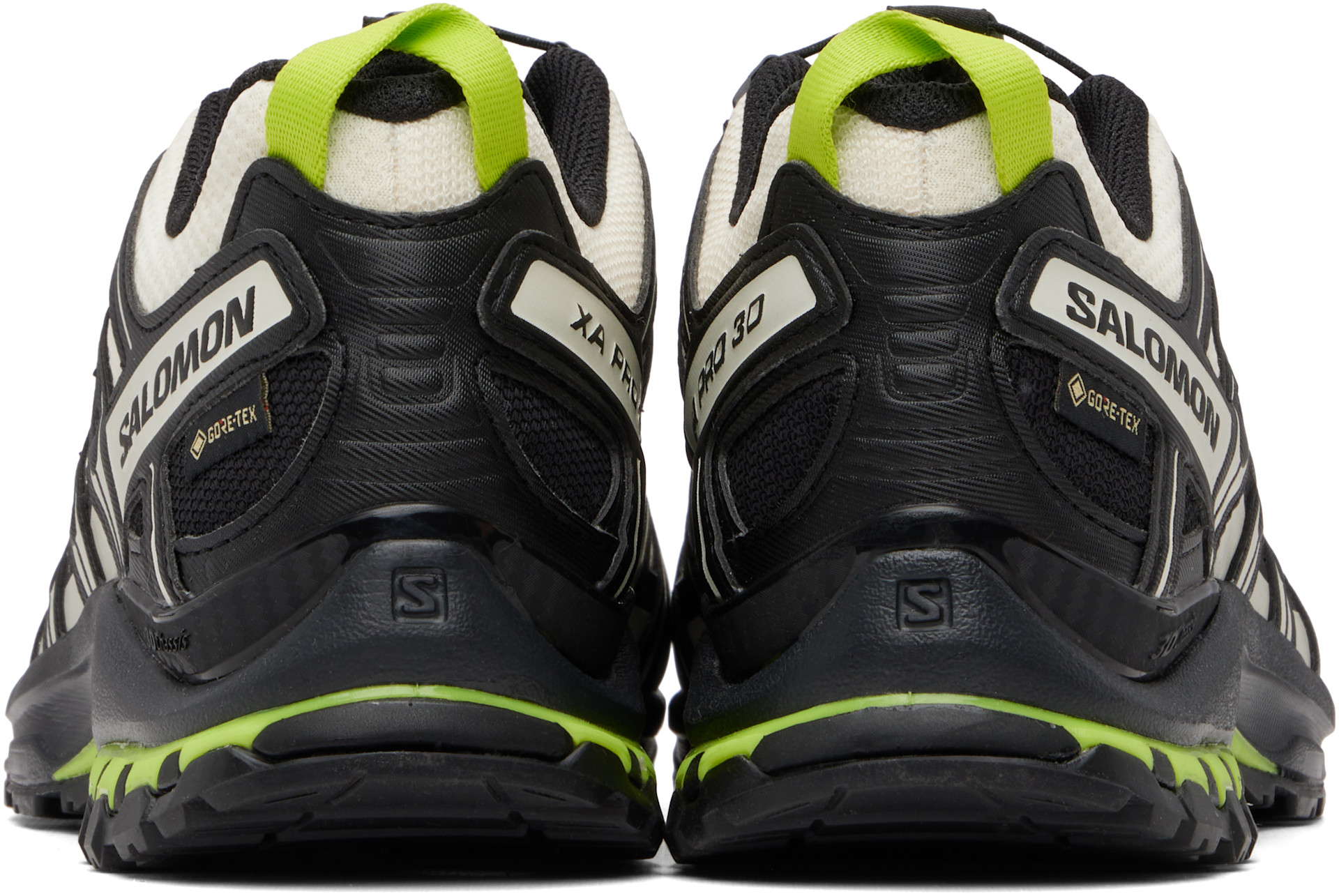 Salomon: Black & Off-White XA Pro 3D GORE-TEX Sneakers | SSENSE