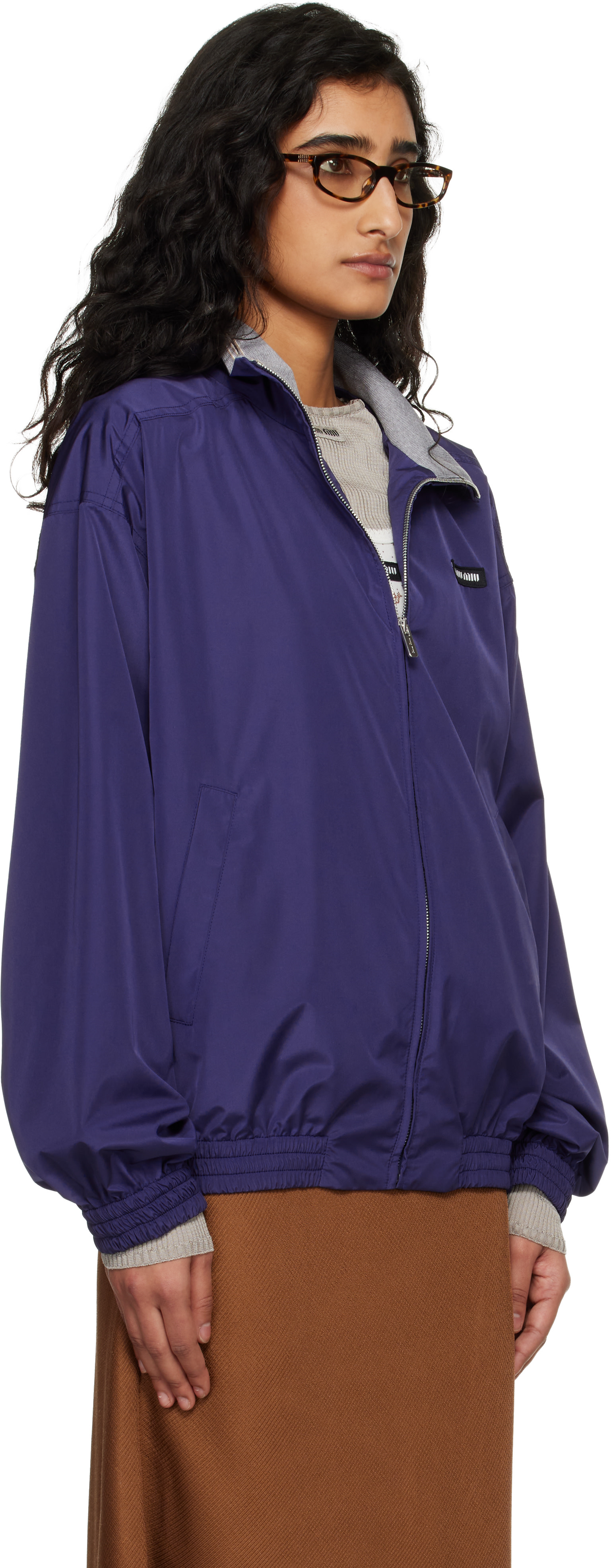 Miu Miu - Navy Technical Blouson Jacket