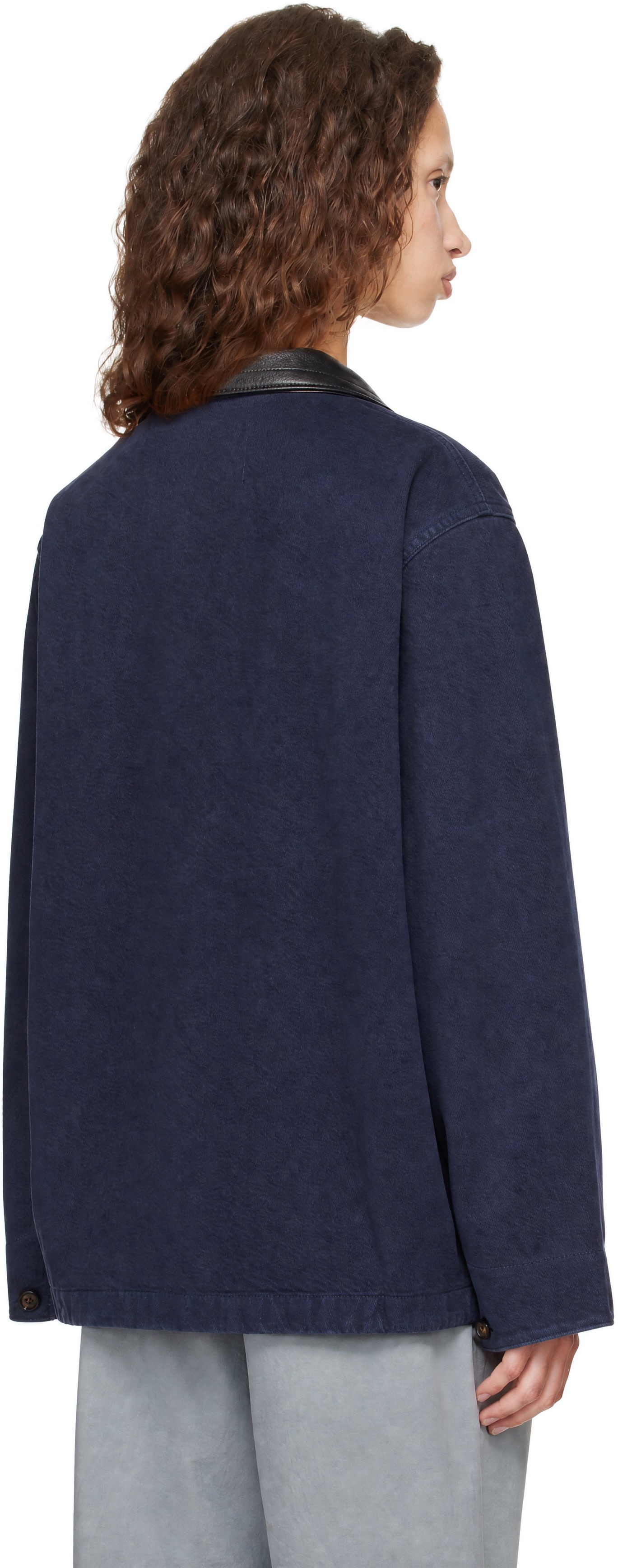 Miu Miu - Navy Gabardine Jacket
