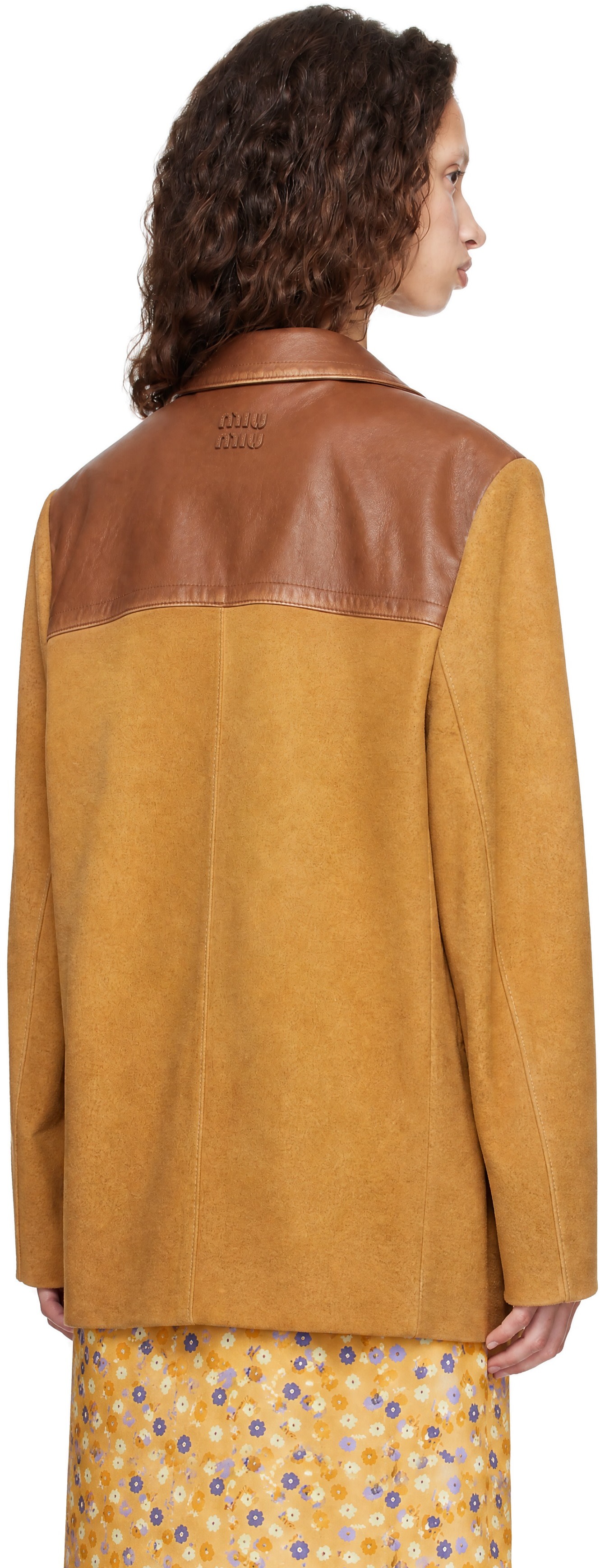Miu Miu - Tan Suede Jacket