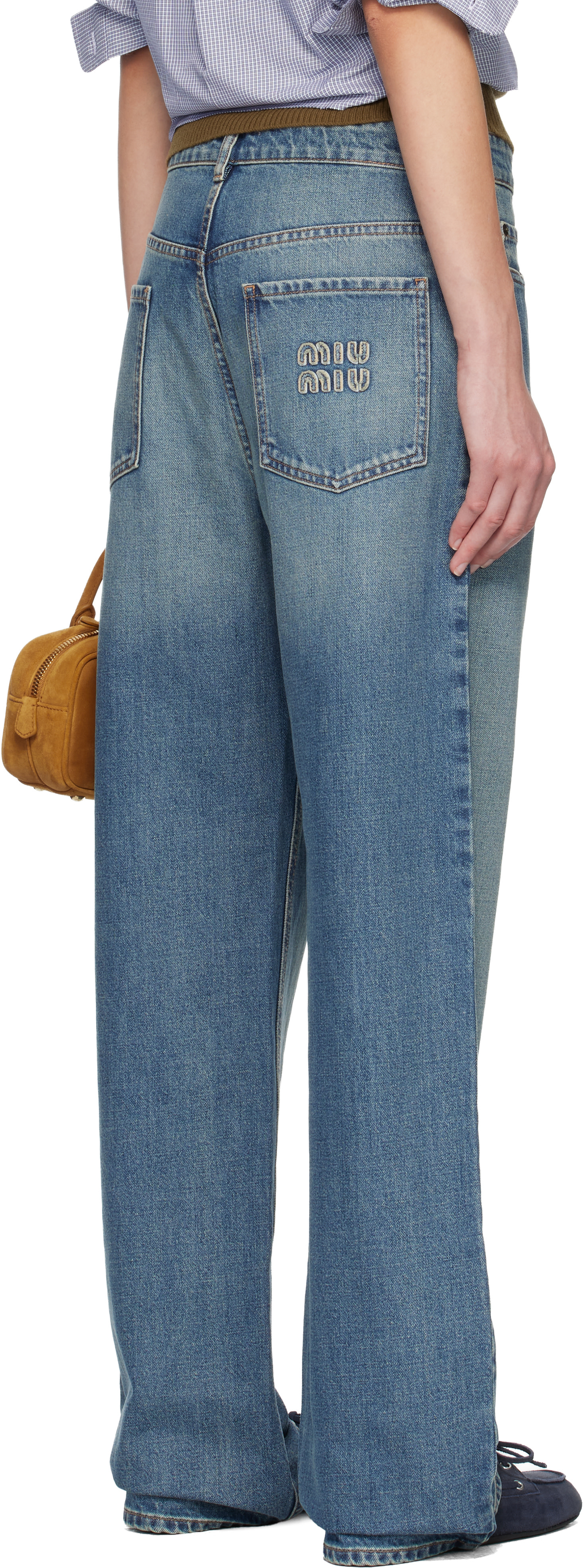 Miu Miu - Jean bleu en denim
