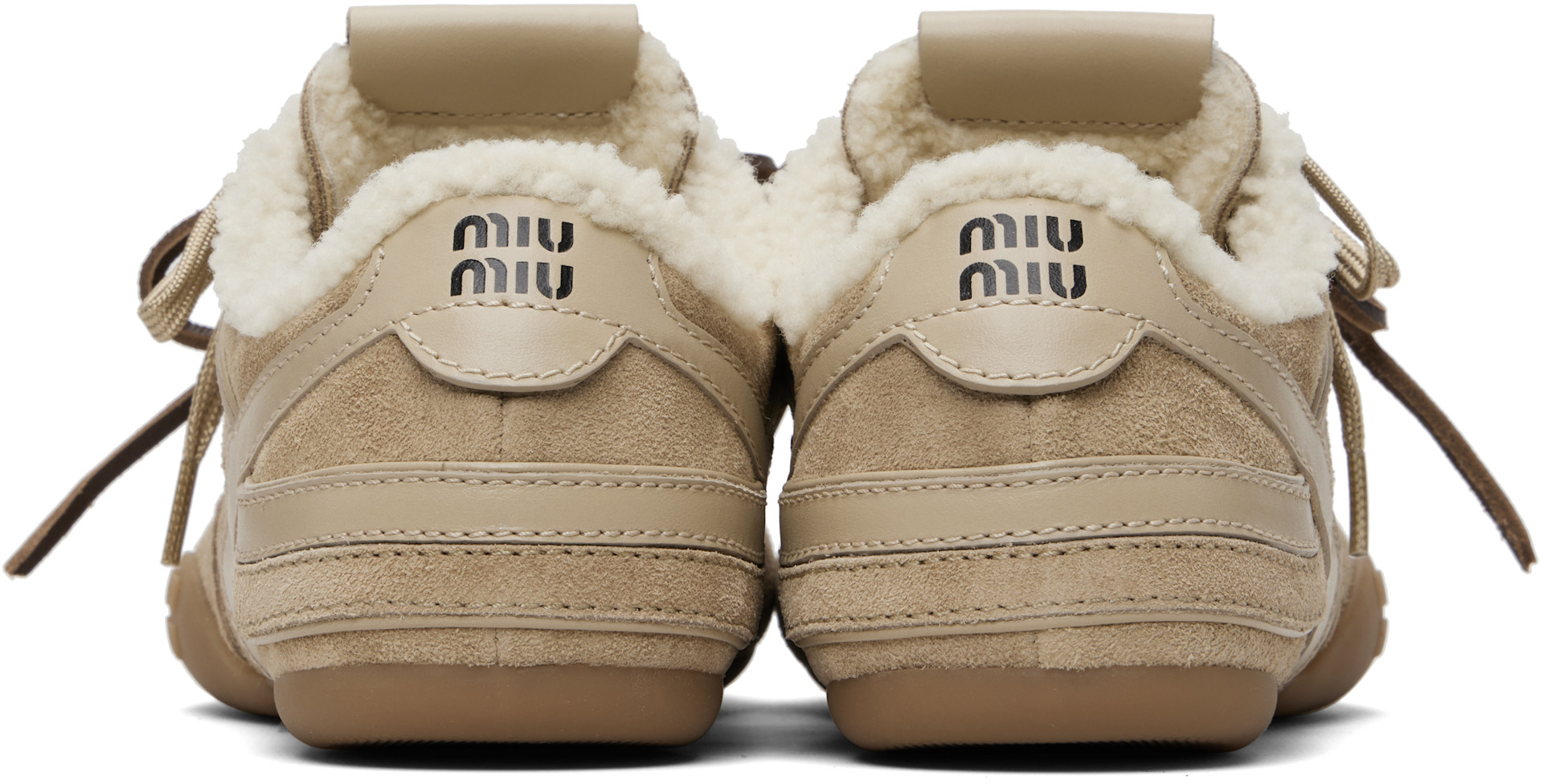Miu Miu - Baskets Gymnasium beiges