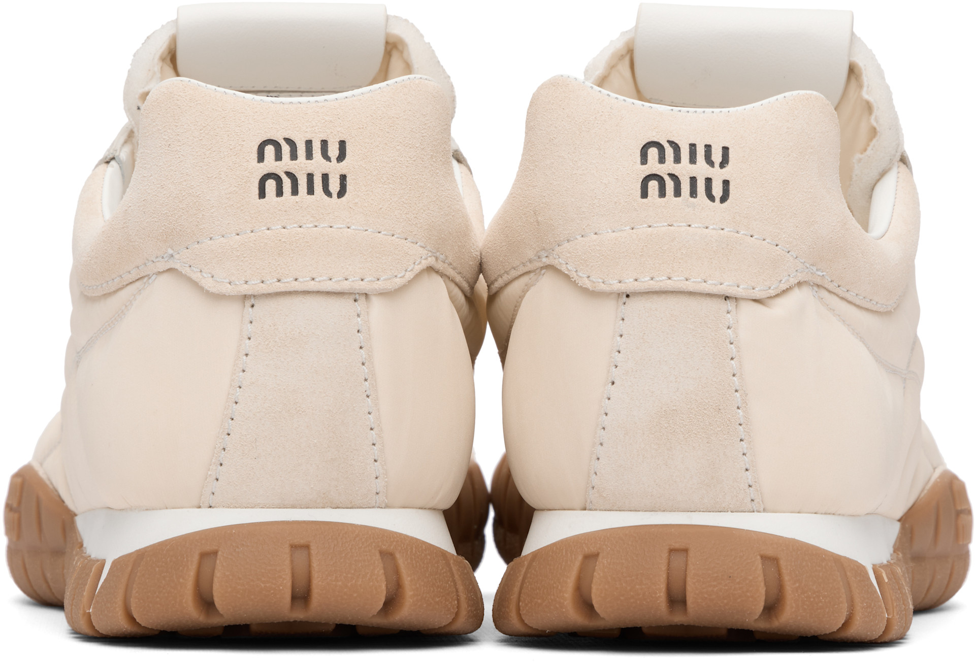 Miu Miu - Off-White Tyre Sneakers