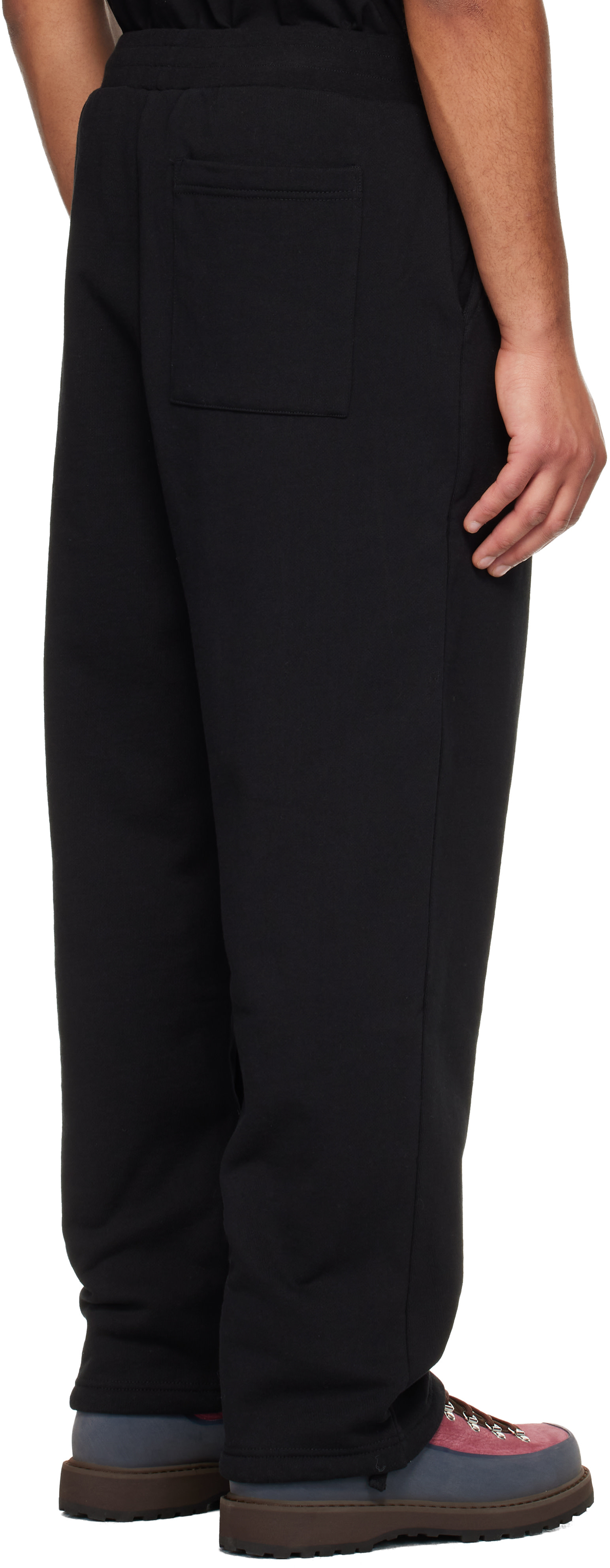 Dime - Black Cursive Small Logo Sweatpants