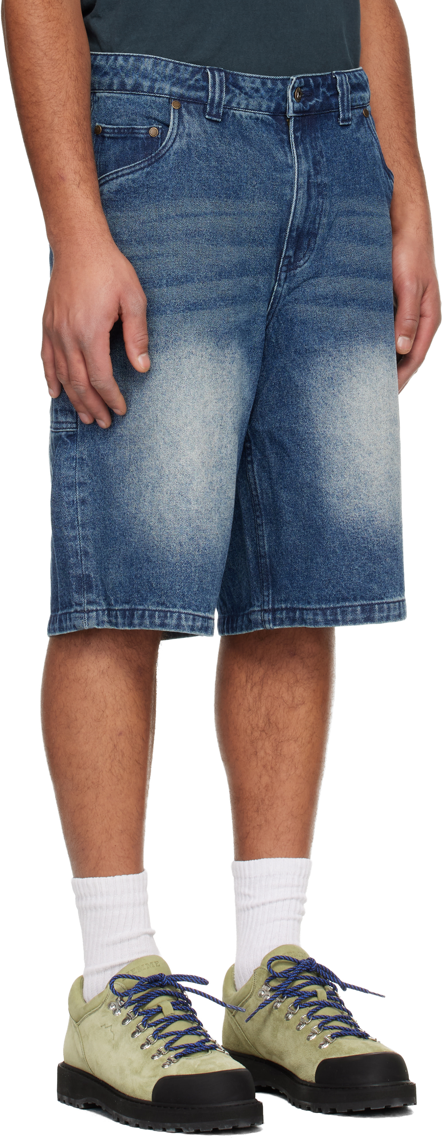 Dime - Short bleu en denim