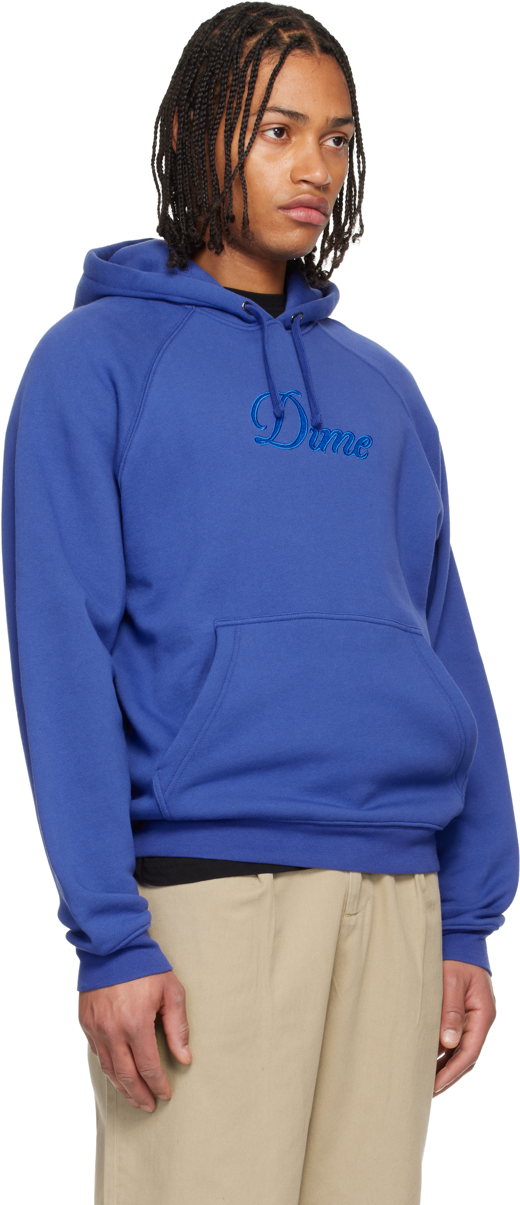 Dime - Blue Cursive Hoodie