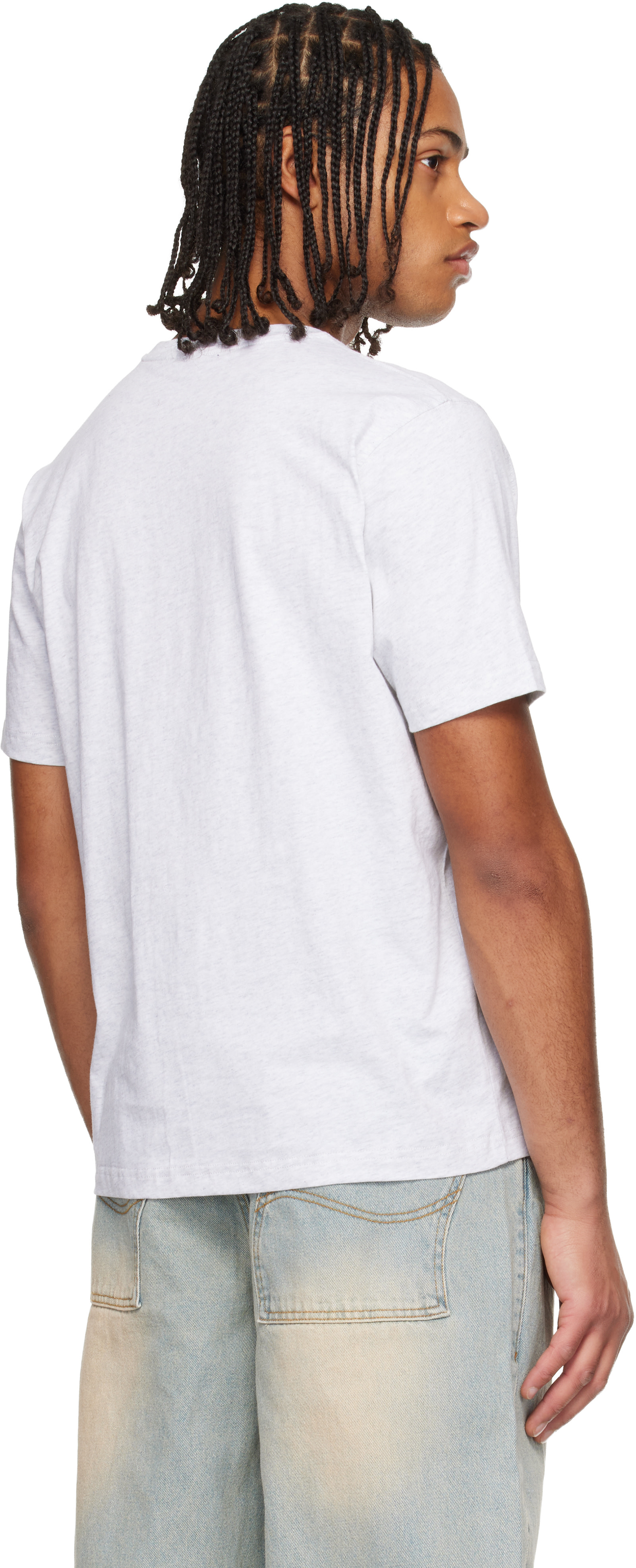 Dime - T-shirt gris à logo