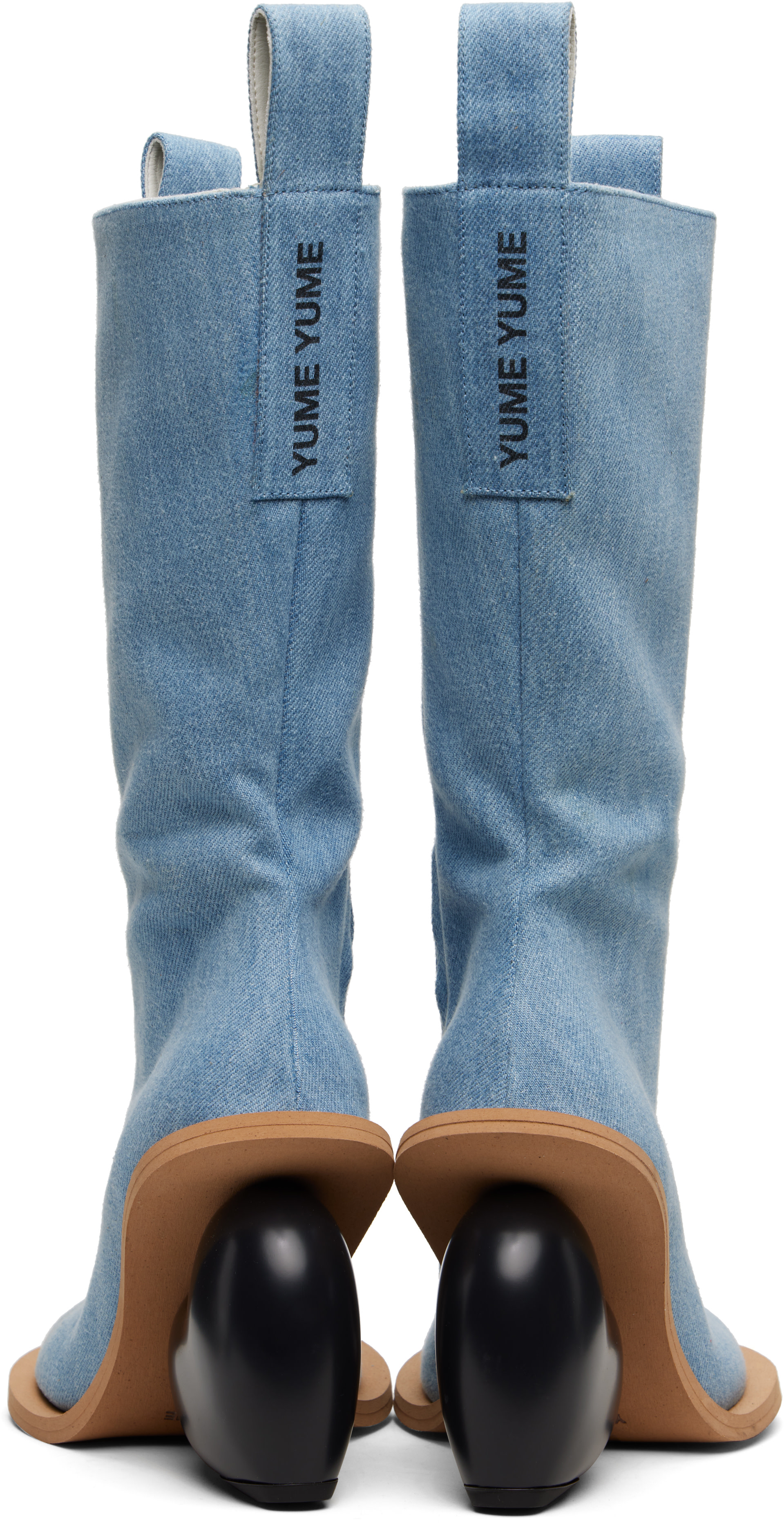 YUME YUME: Blue Love Tall Boots | SSENSE