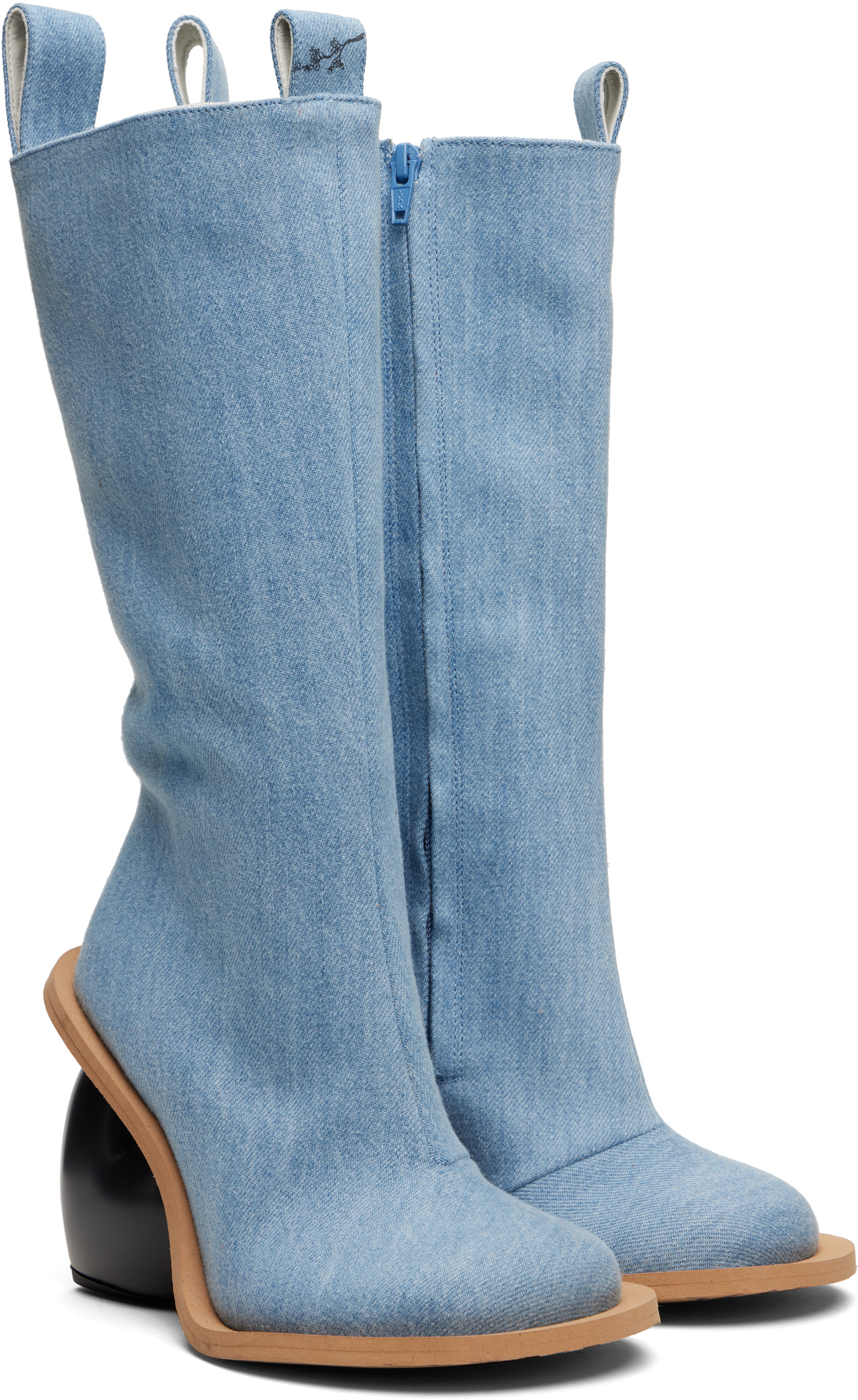 YUME YUME: Blue Love Tall Boots | SSENSE