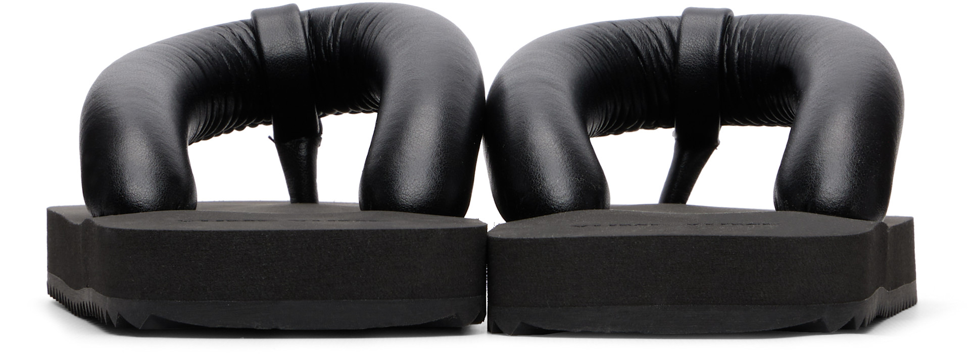 YUME YUME: Black Yumi Flip-Flops | SSENSE