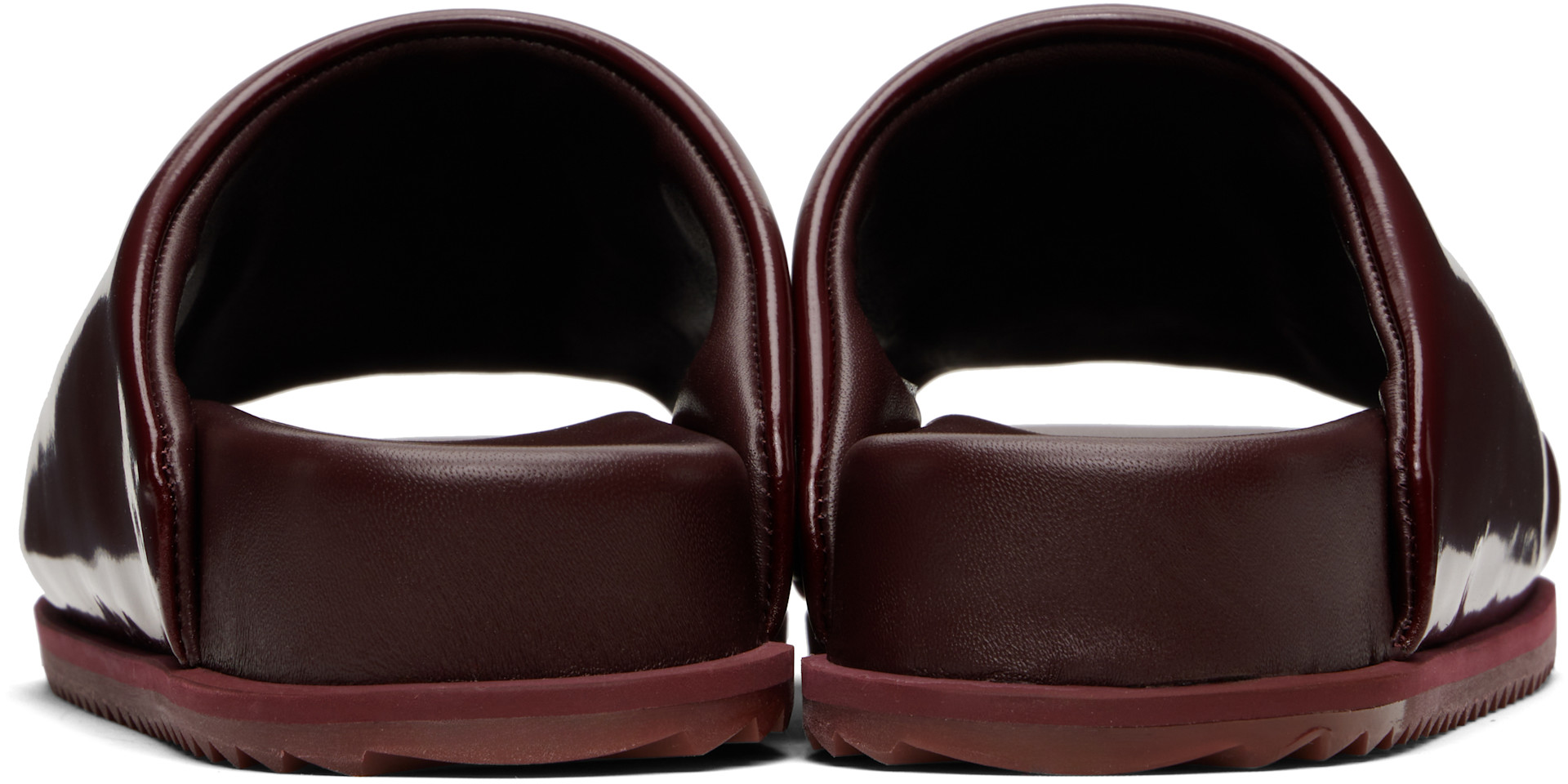 YUME YUME Finn faux leather slide sandals YUME YUME Navy Finn Slider Sandals Yume Yume main image 3