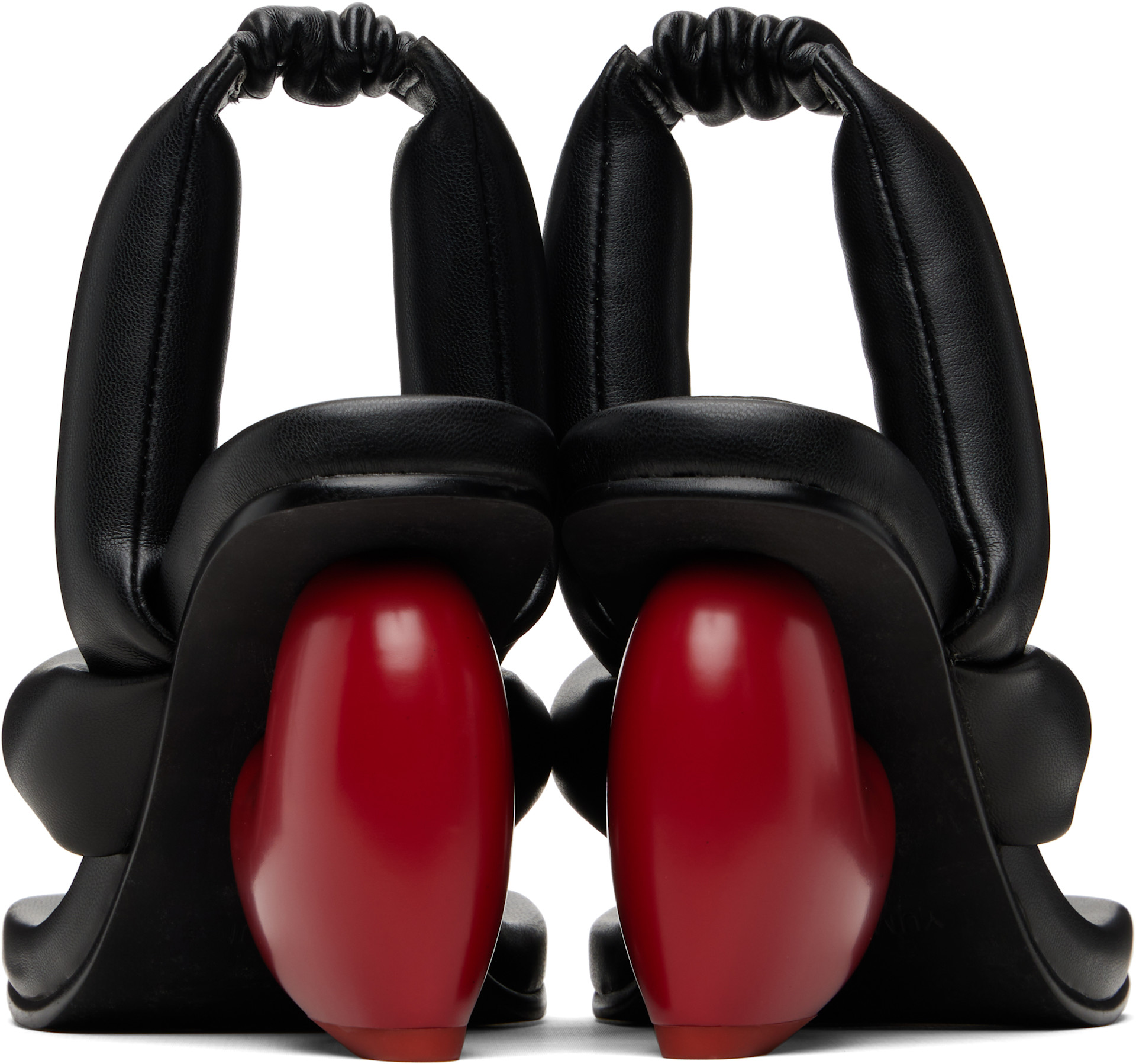YUME YUME: Black Love Heeled Sandals | SSENSE