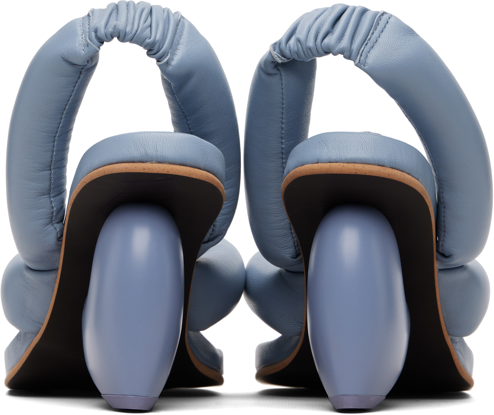 YUME YUME: Blue Love Heeled Sandals | SSENSE