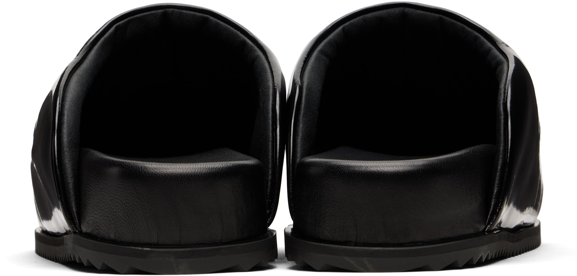 YUME YUME ローファー ブラック YUME YUME: Black Truck Slide Loafers | SSENSE