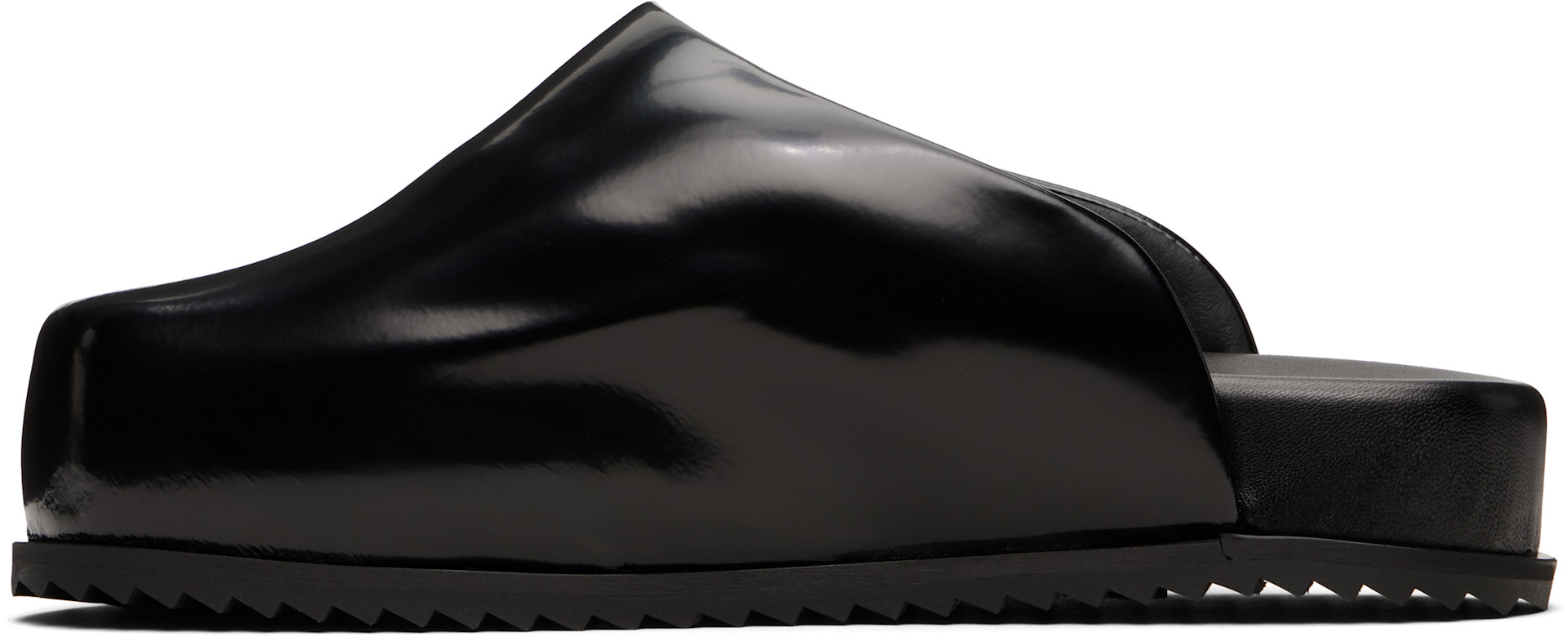 YUME YUME ローファー ブラック YUME YUME: Black Truck Slide Loafers | SSENSE