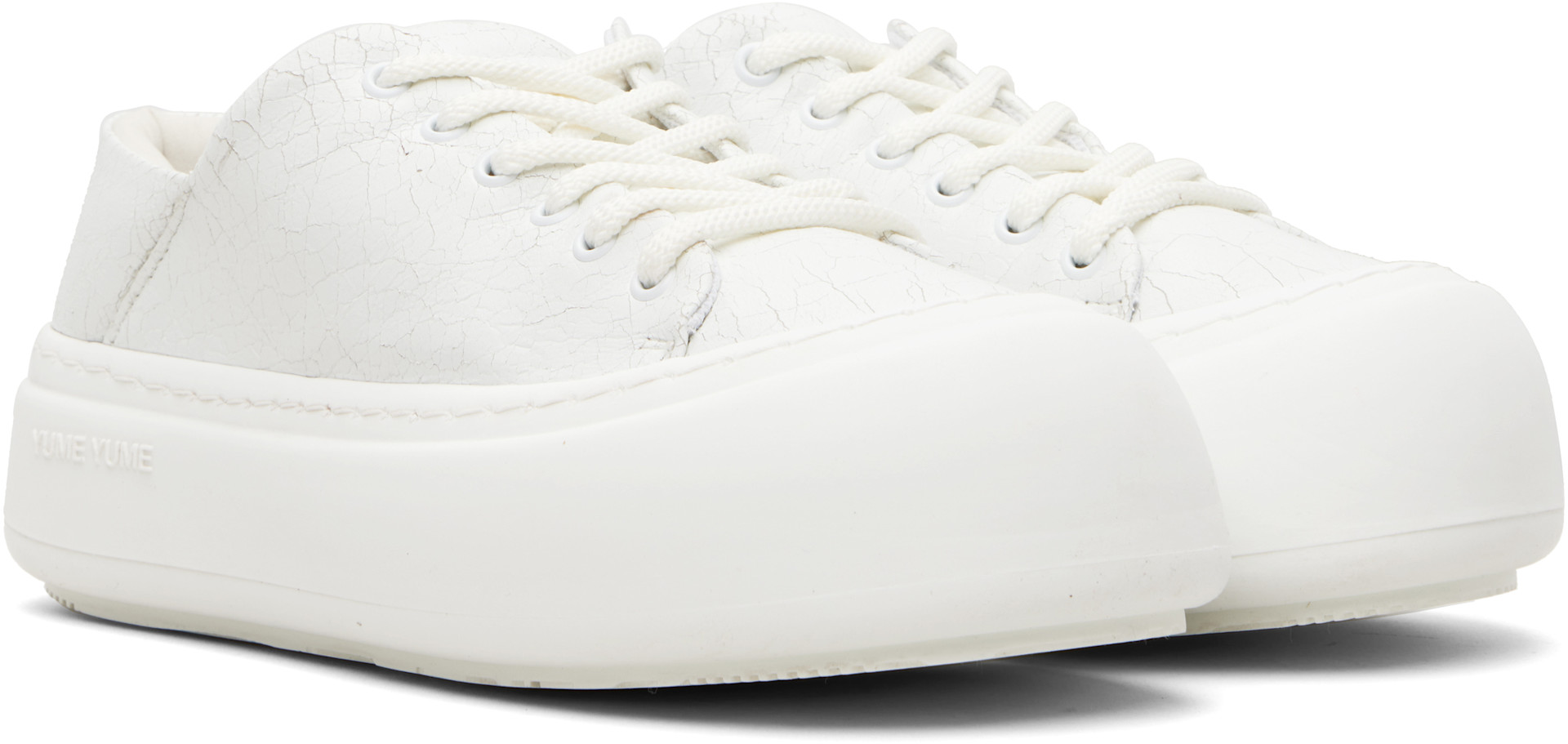 YUME YUME: White Goofy Sneakers | SSENSE