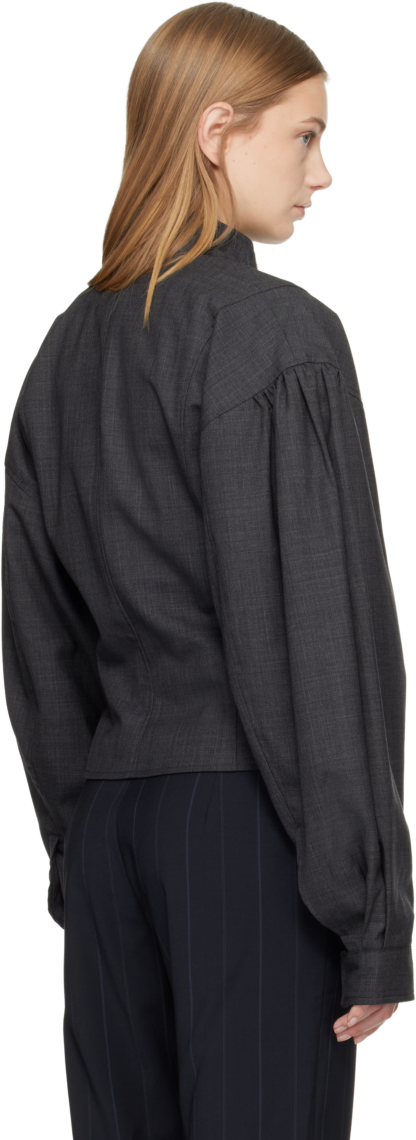 BELLE ANNA - Blouson Globo gris