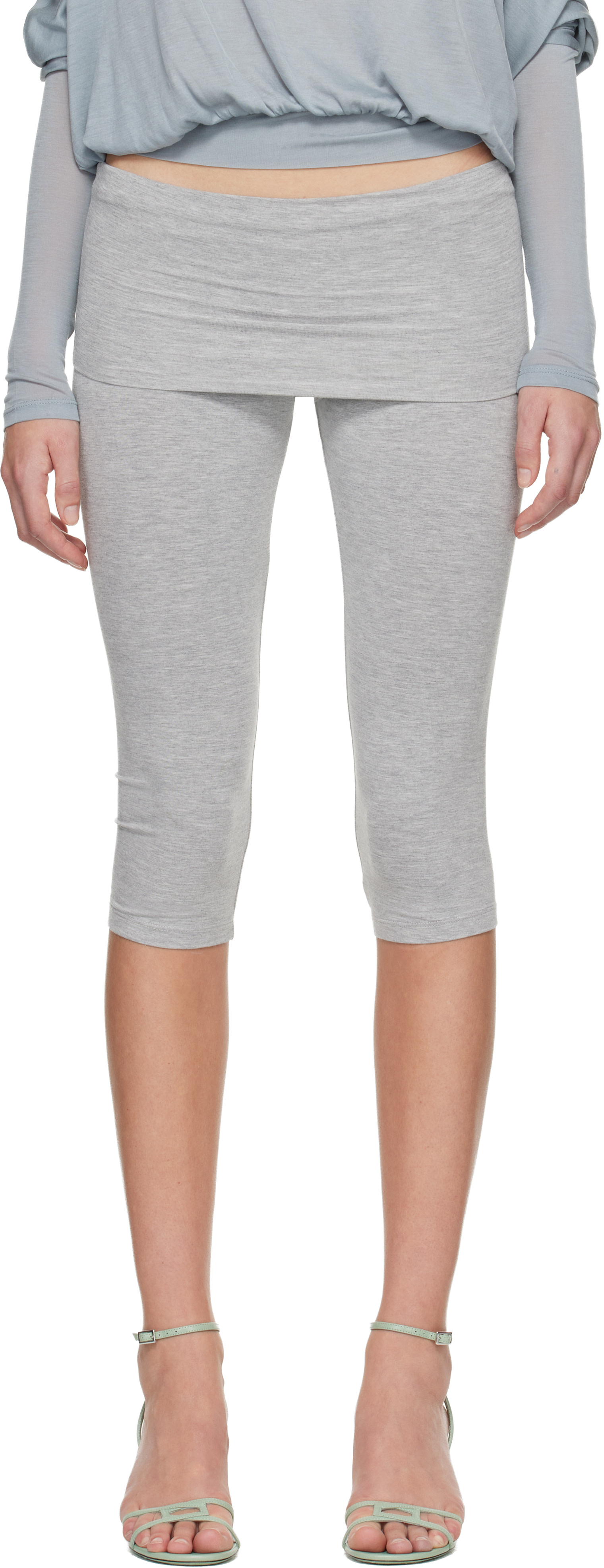 BELLE ANNA - Legging Lane gris