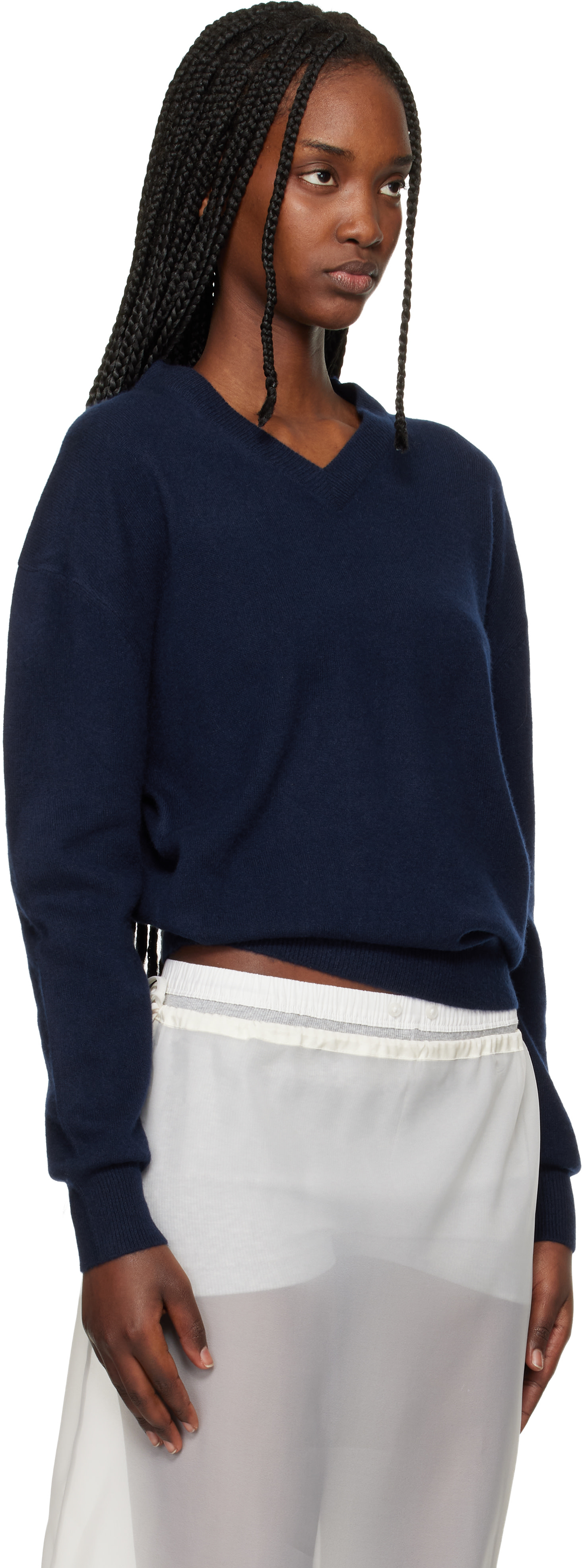 BELLE ANNA - Pull Valley bleu marine