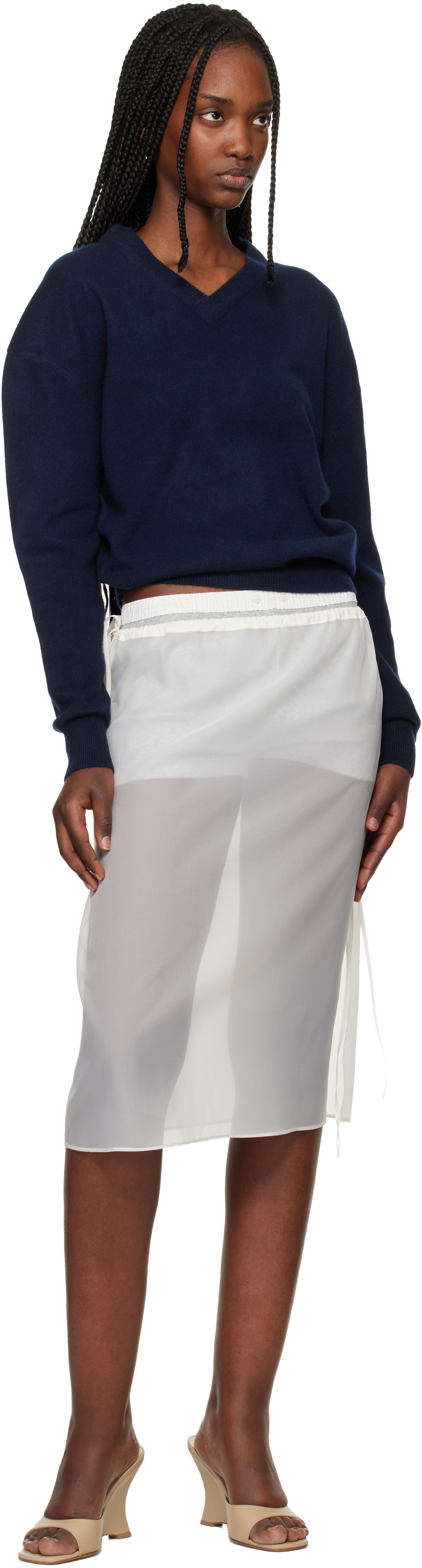 BELLE ANNA - Pull Valley bleu marine