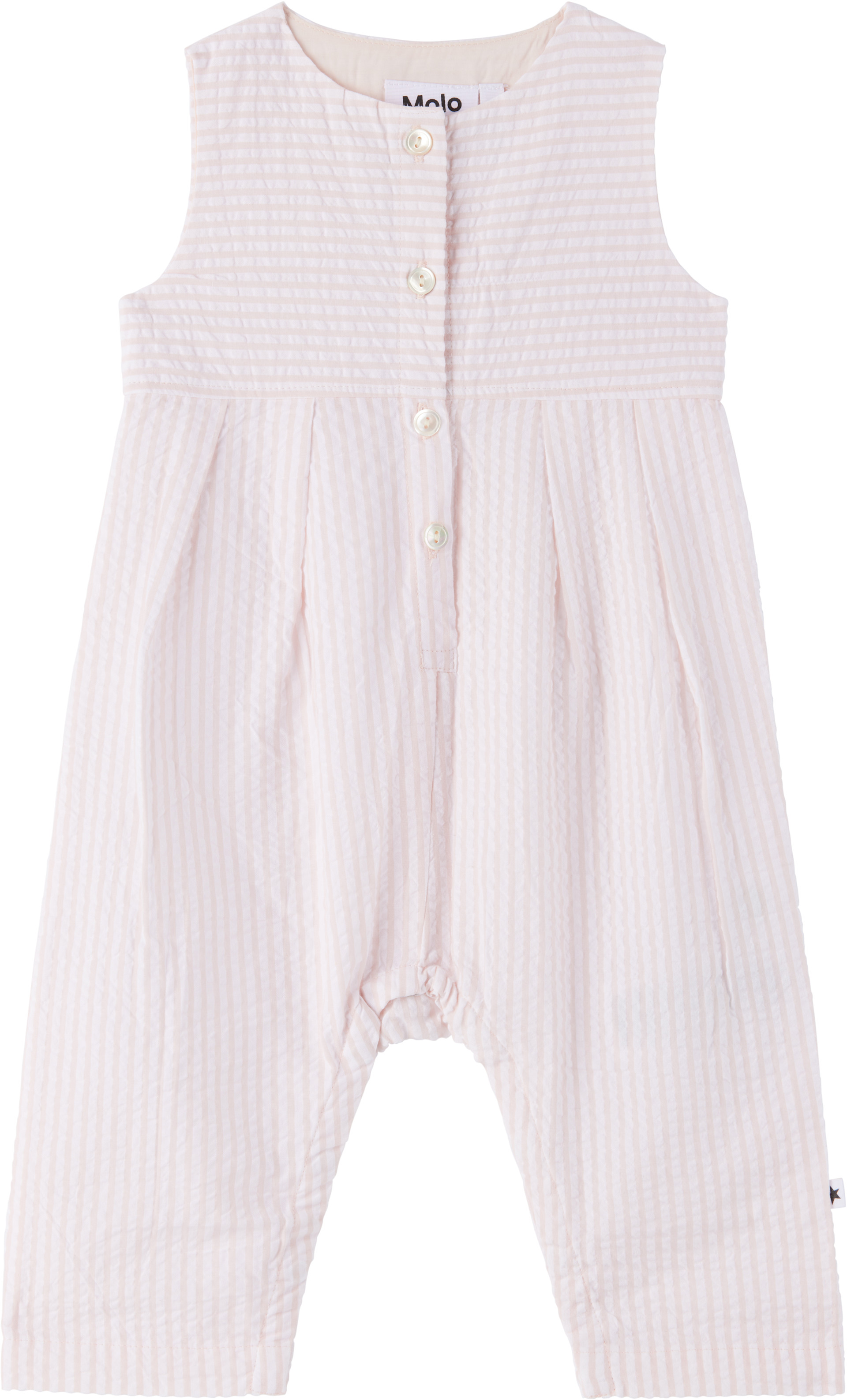Molo - Bébé | Combinaison Freja rose et blanc