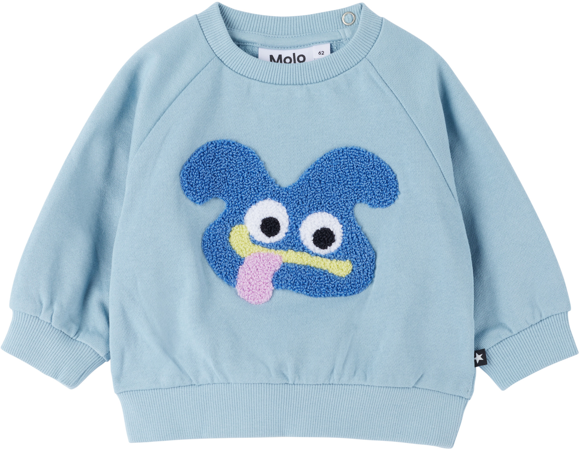 Molo - Bébé | Pull molletonné Disc bleu