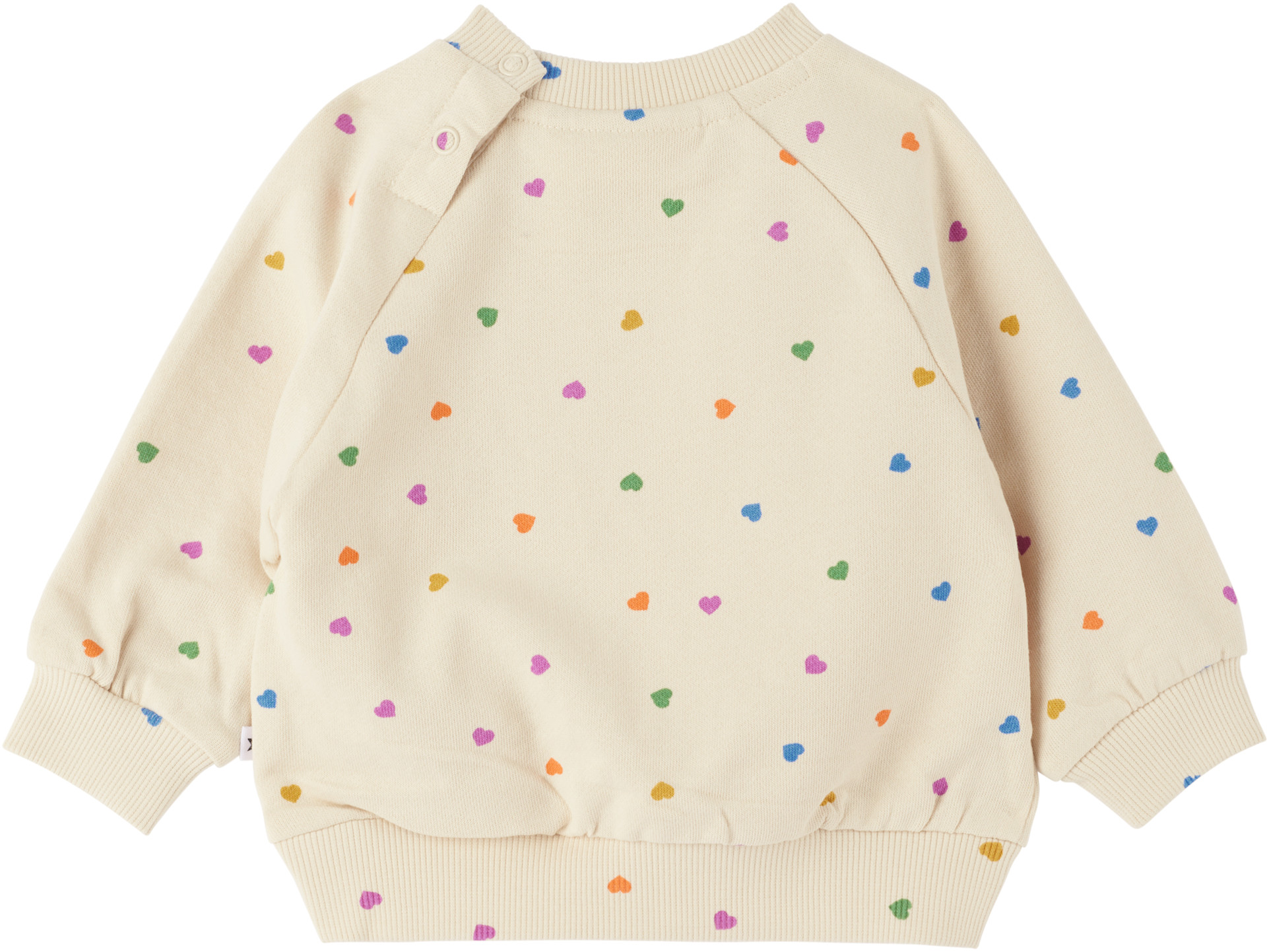 Molo - Bébé | Pull molletonné Disc blanc cassé
