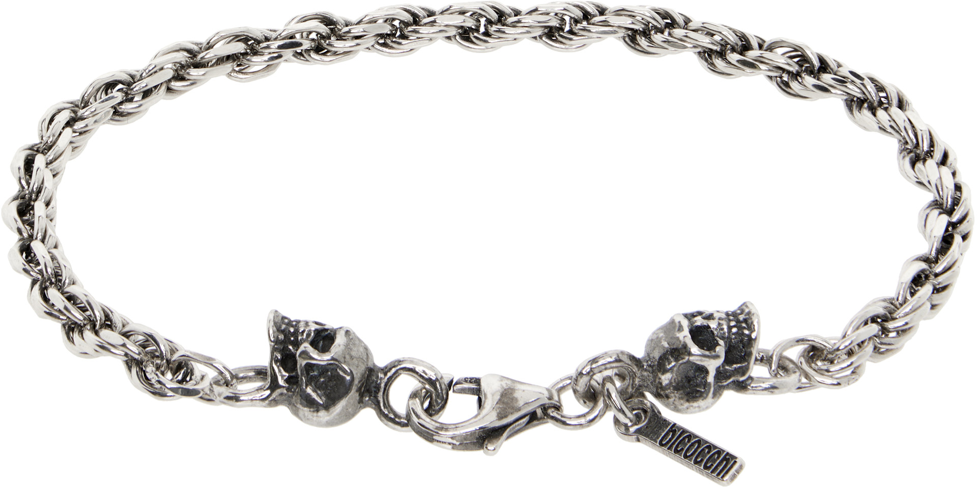 Emanuele Bicocchi: SSENSE限定 Skulls ロープチェーン ブレスレット