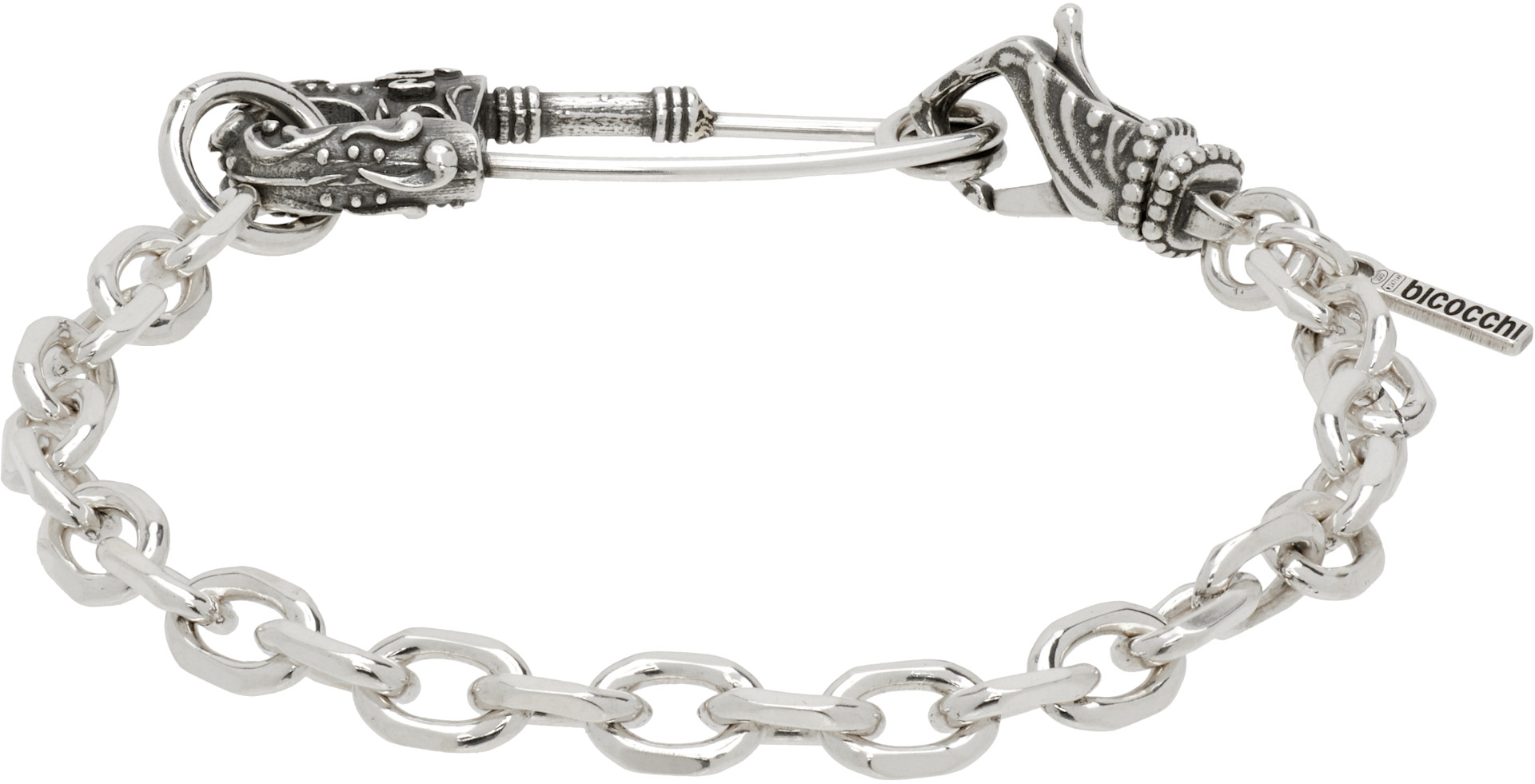 Emanuele Bicocchi: Arabesque Pin Bracelet | SSENSE