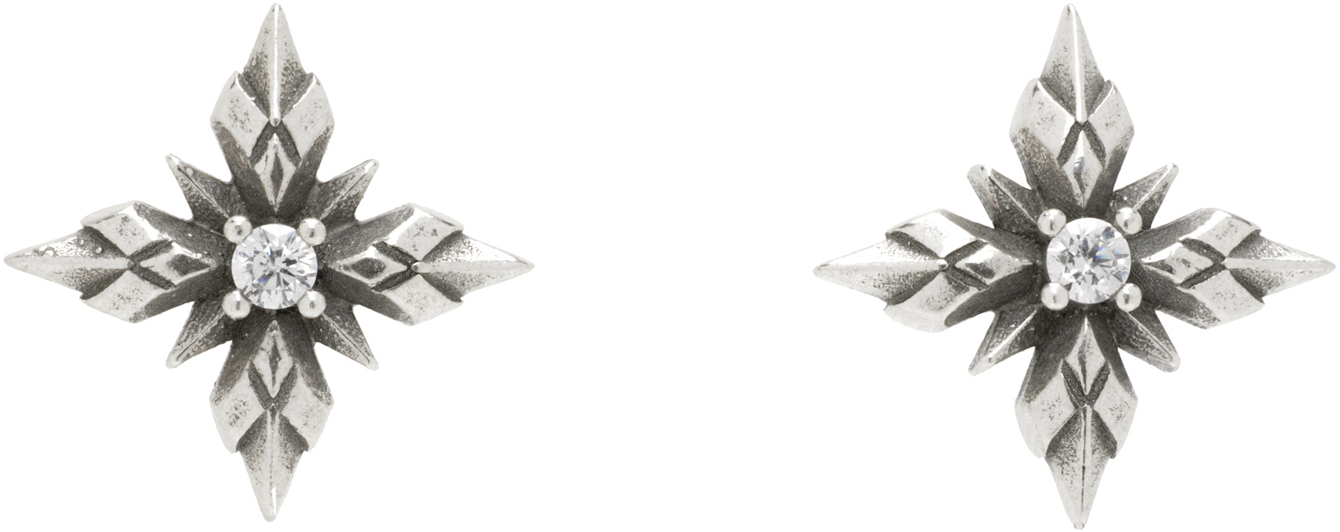 Emanuele Bicocchi - Stella Ventis Crystal ピアス