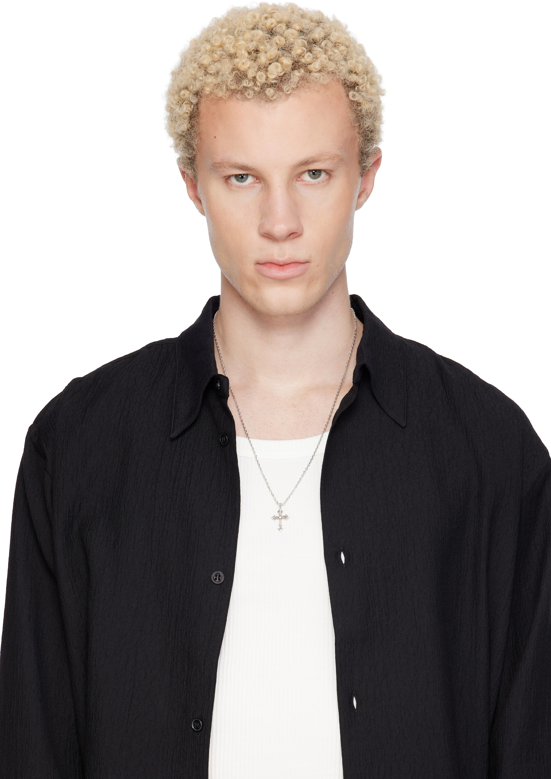 Emanuele Bicocchi - Collier à croix Fleury
