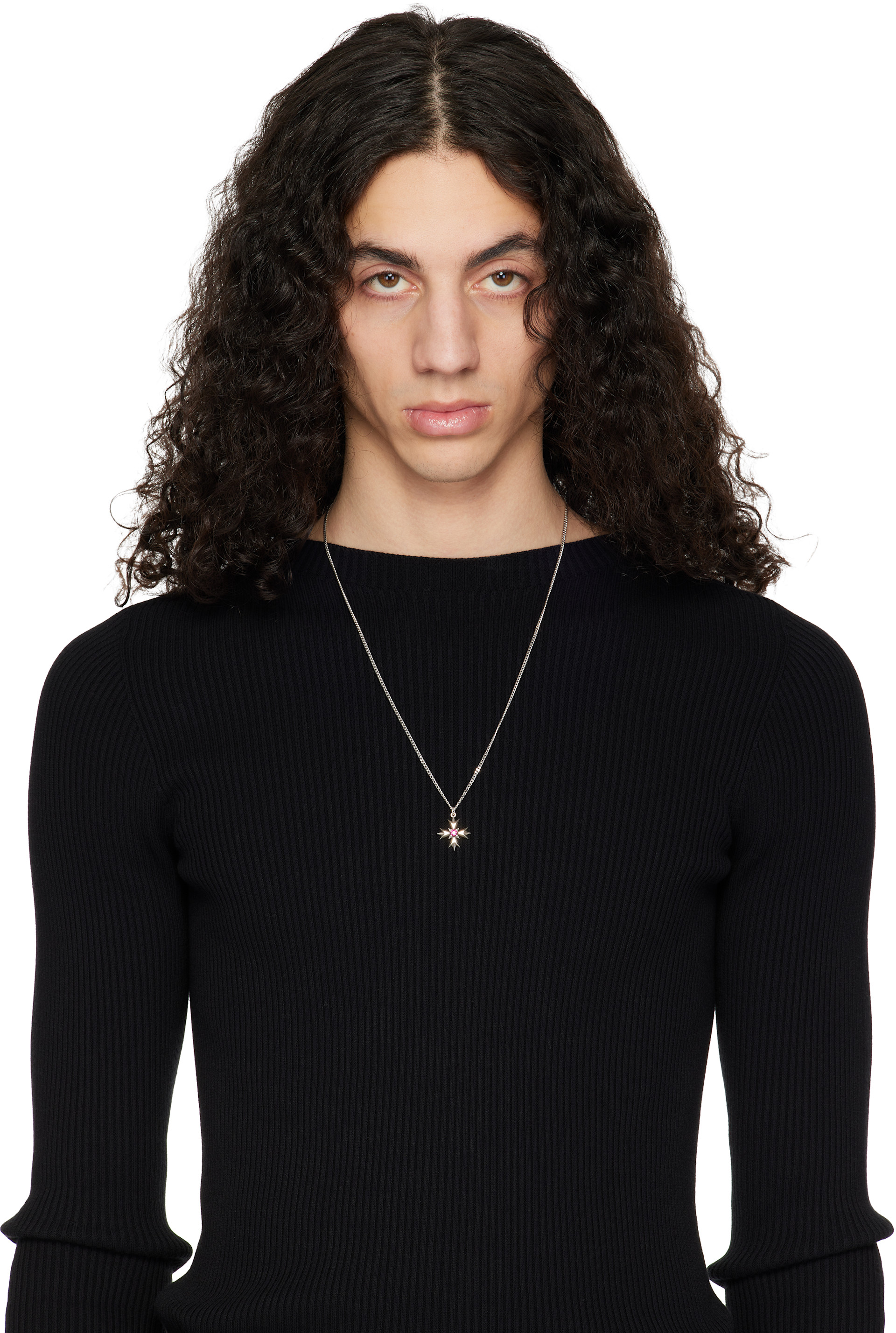 Emanuele Bicocchi: Crest & Crystal ネックレス | SSENSE 日本